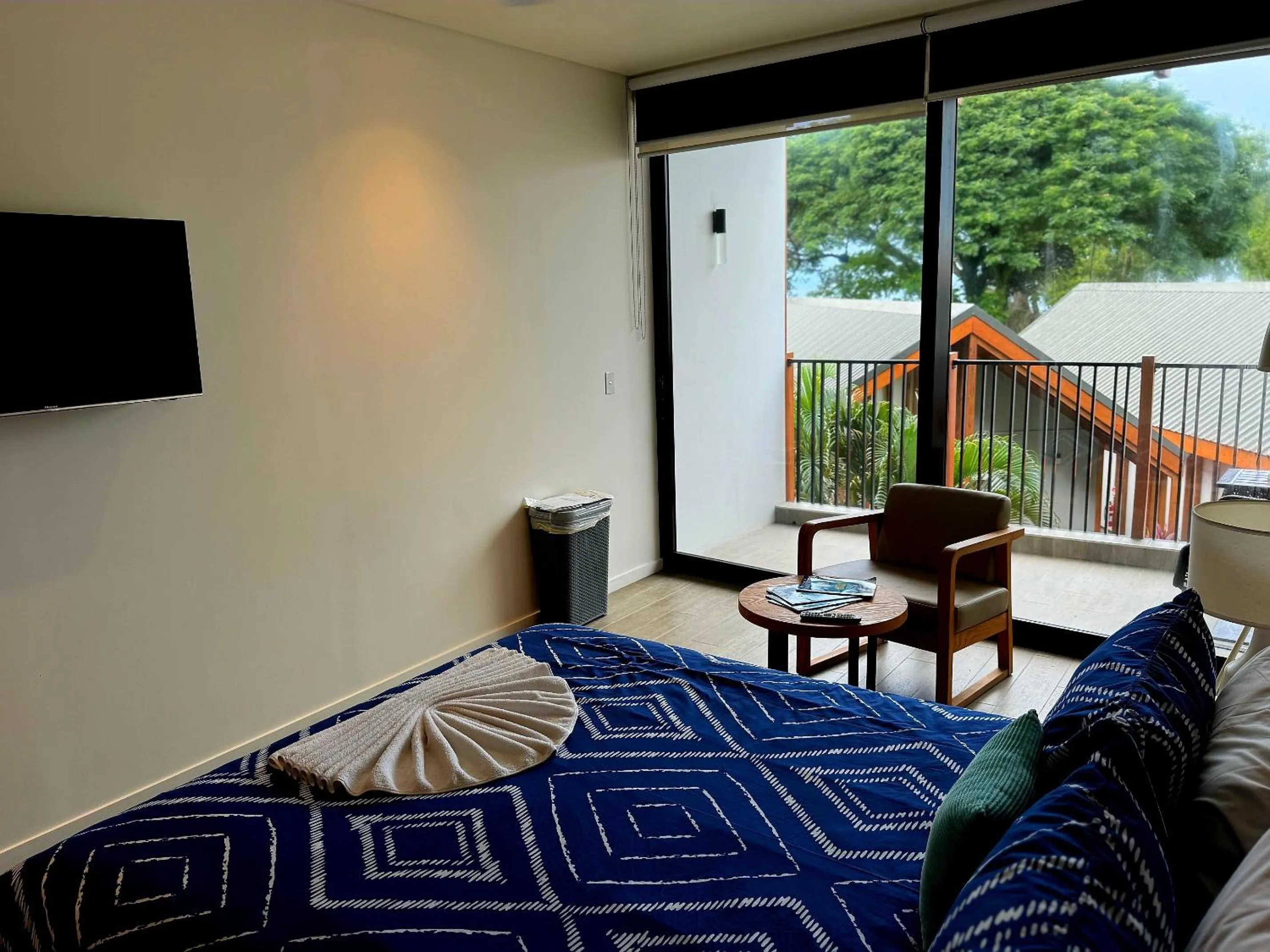 Bed in Coral Sea Resort & Casino