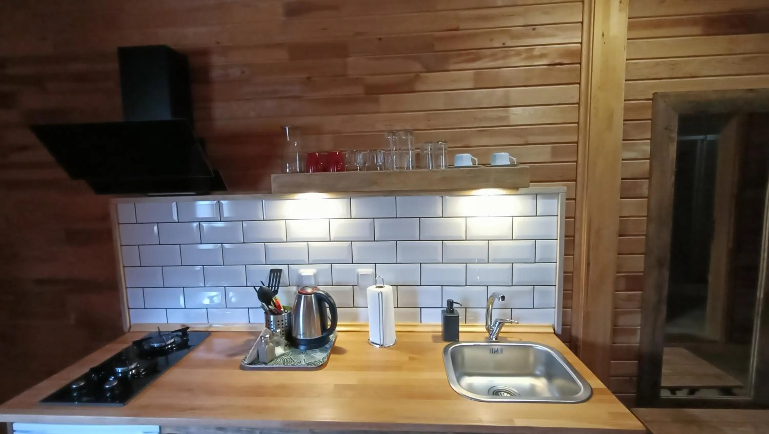 kitchen in Lycia Nature House