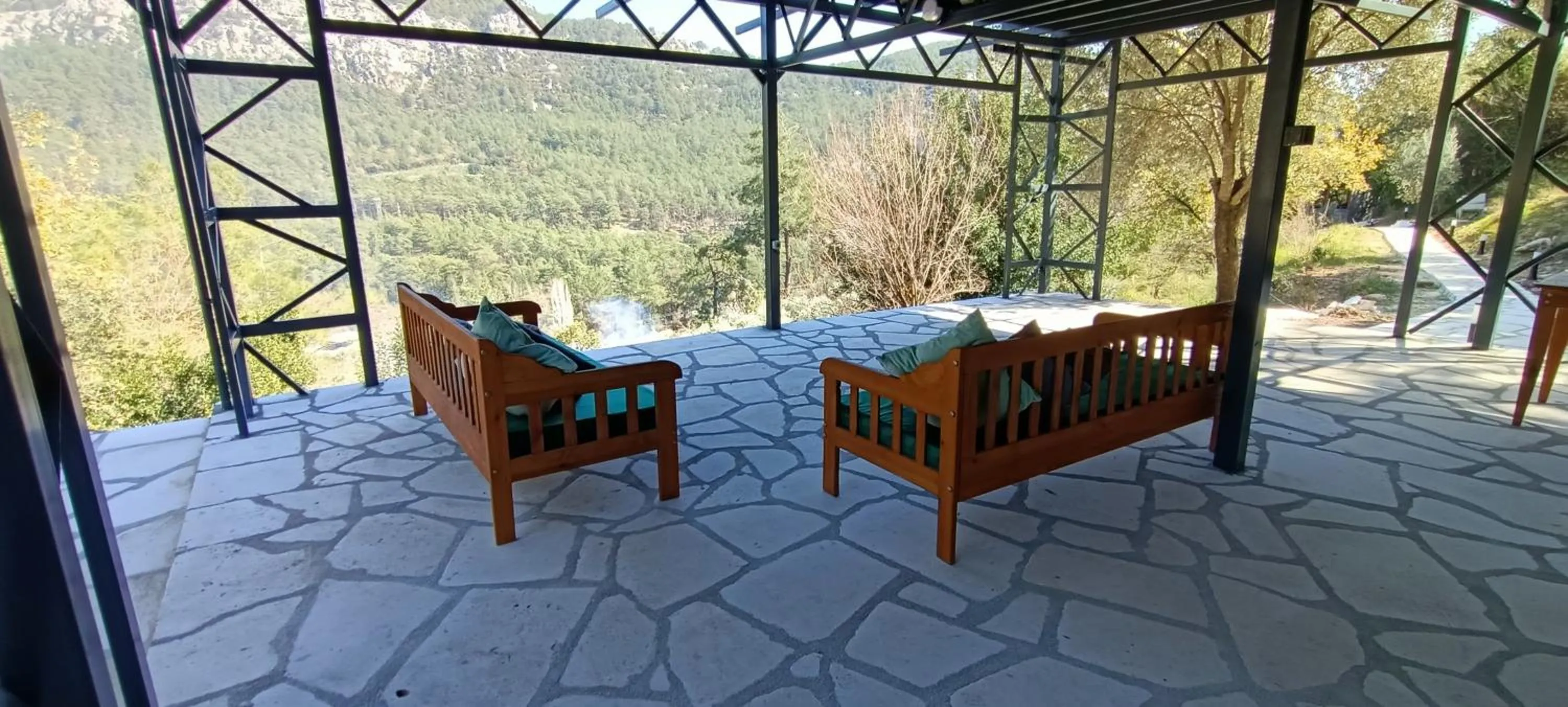 Patio in Lycia Nature House
