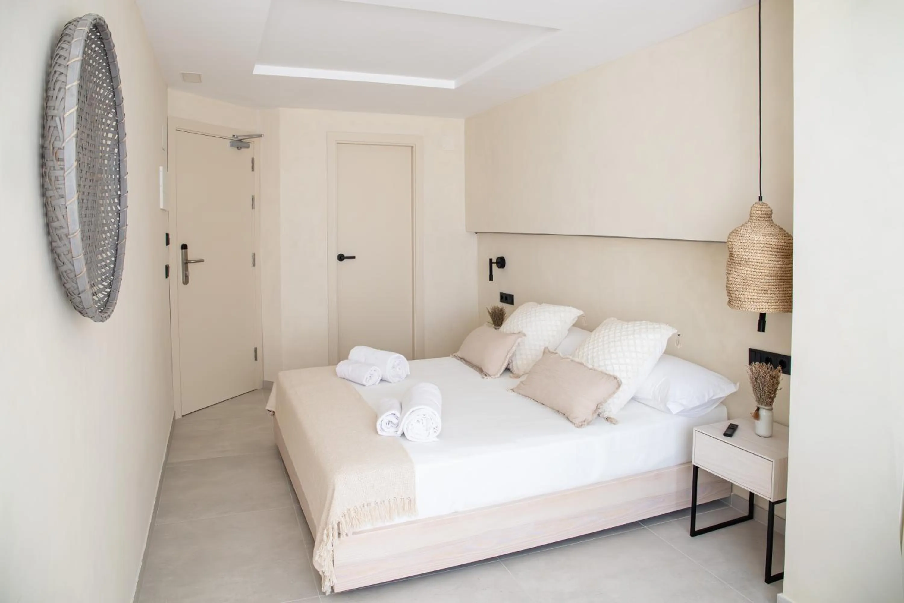Bed in Boho Suites Formentera