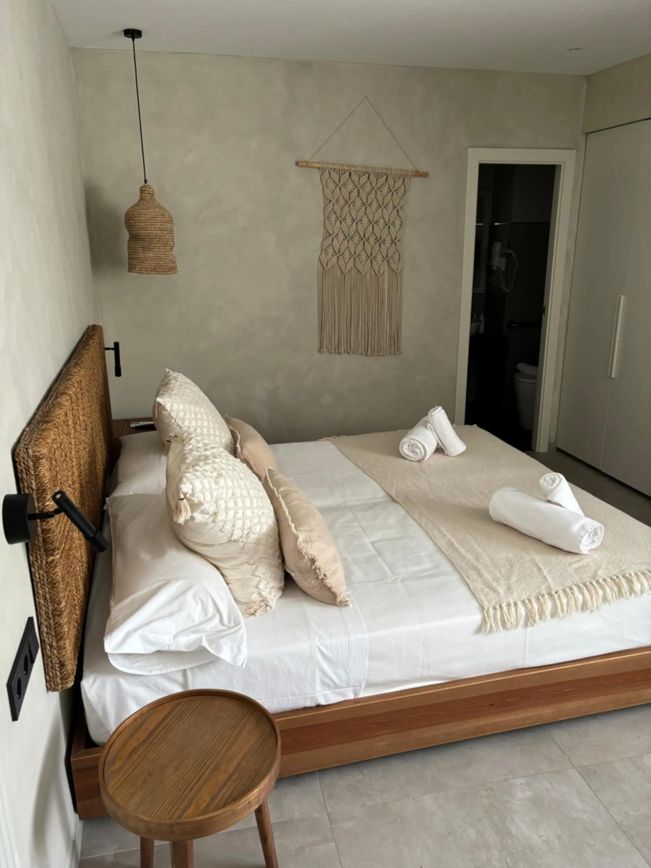 Bed in Boho Suites Formentera