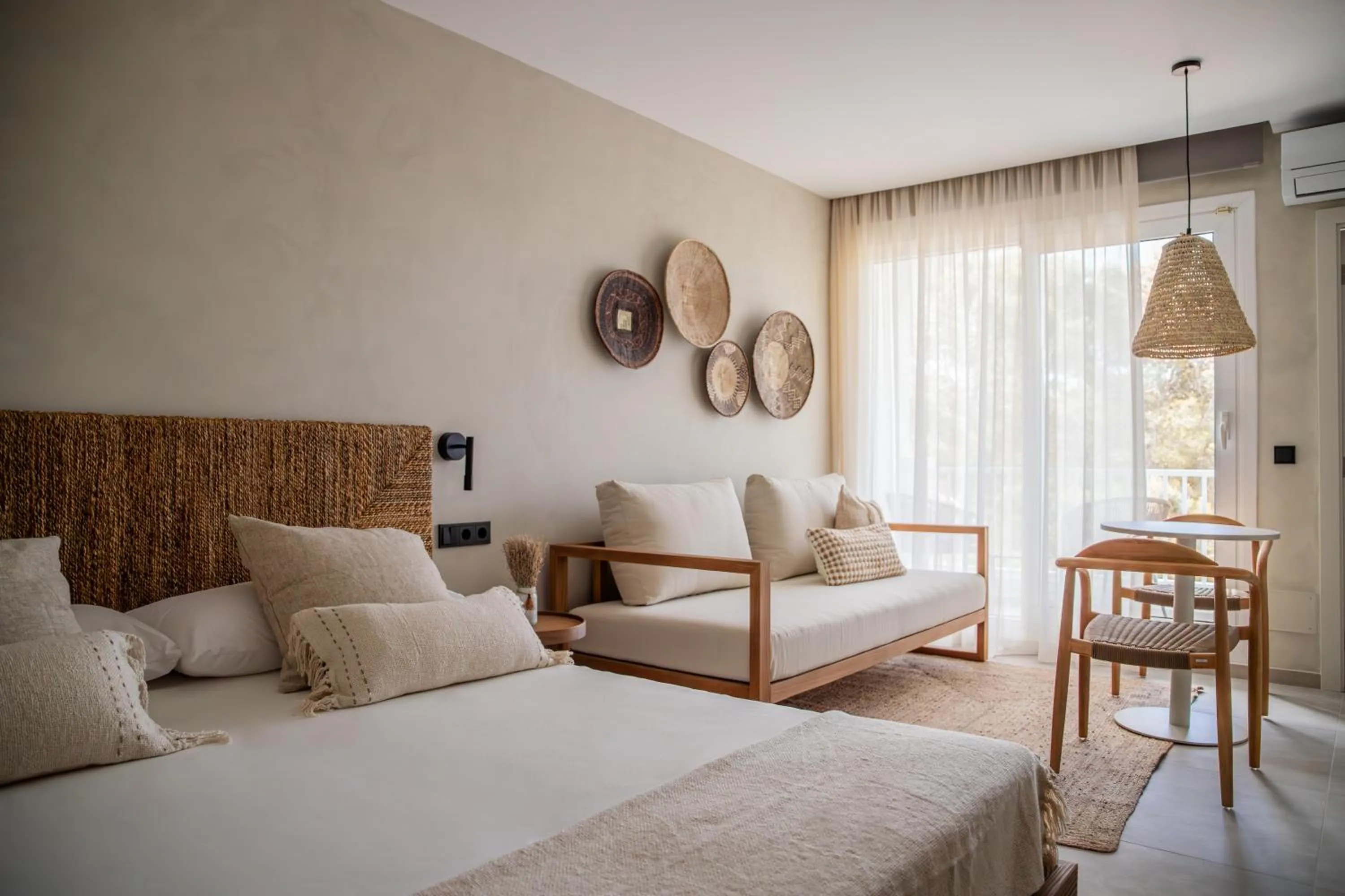 Bed in Boho Suites Formentera