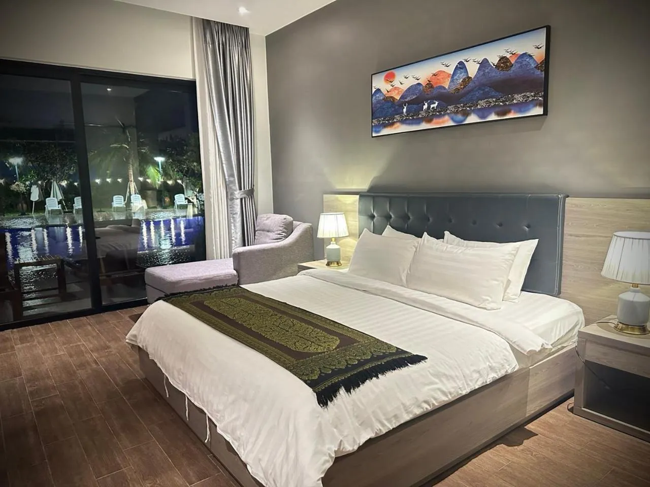 Bed in KEP BAY HOTEL & RESORT