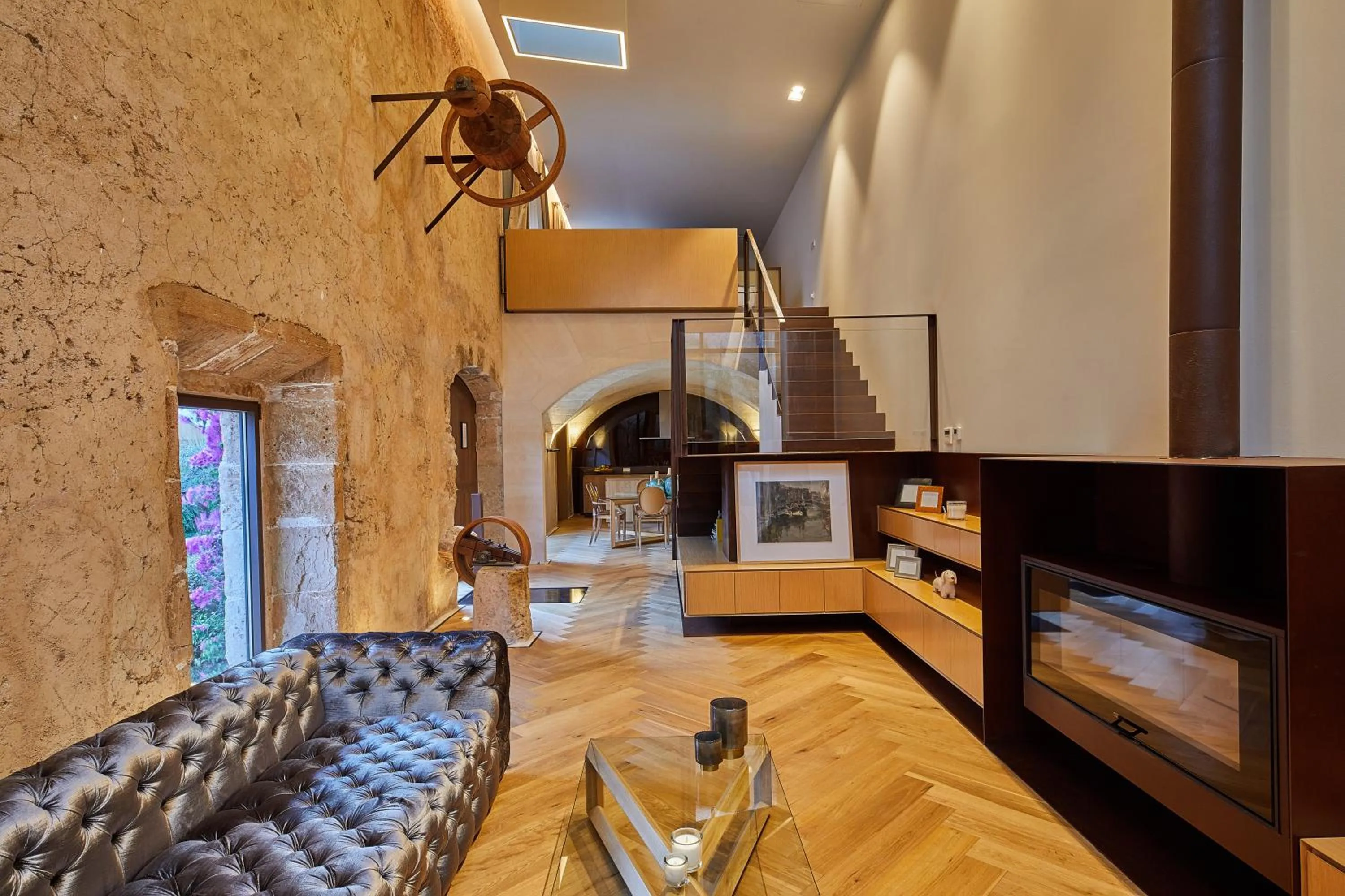 Living room in Sa Creu Nova Petit Palais Art & Spa