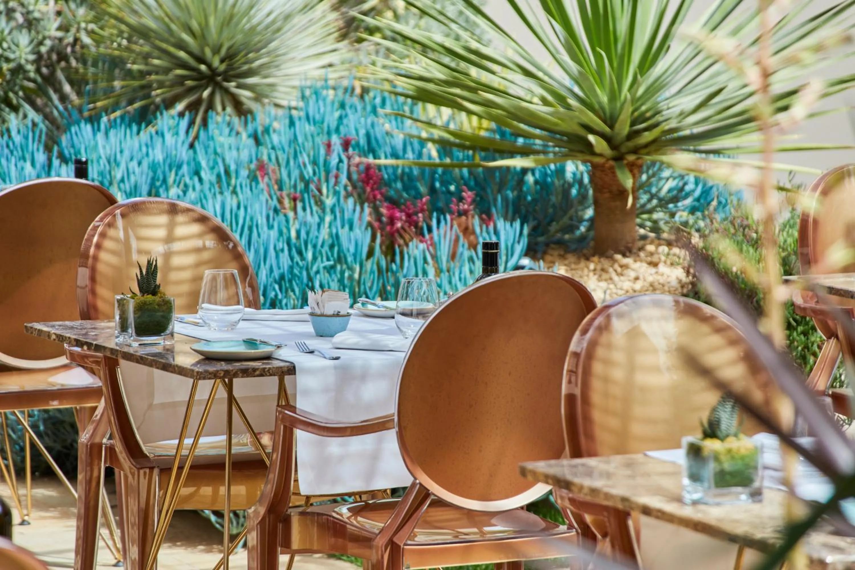 Dining area in Sa Creu Nova Petit Palais Art & Spa