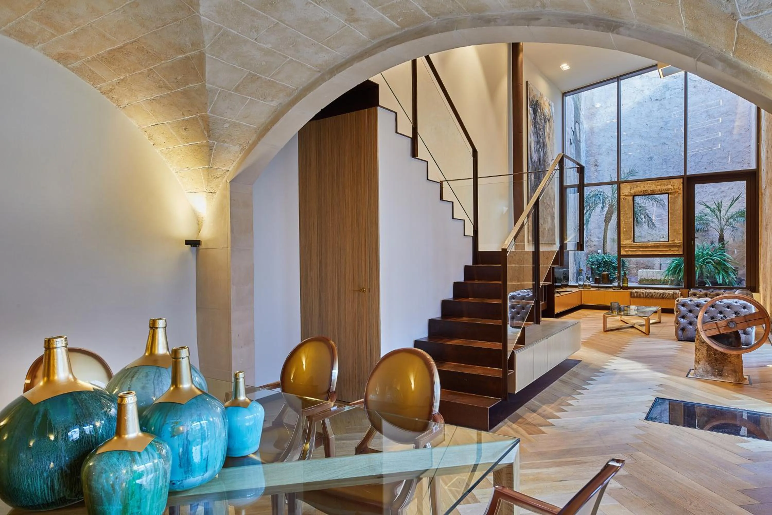 Living room in Sa Creu Nova Petit Palais Art & Spa