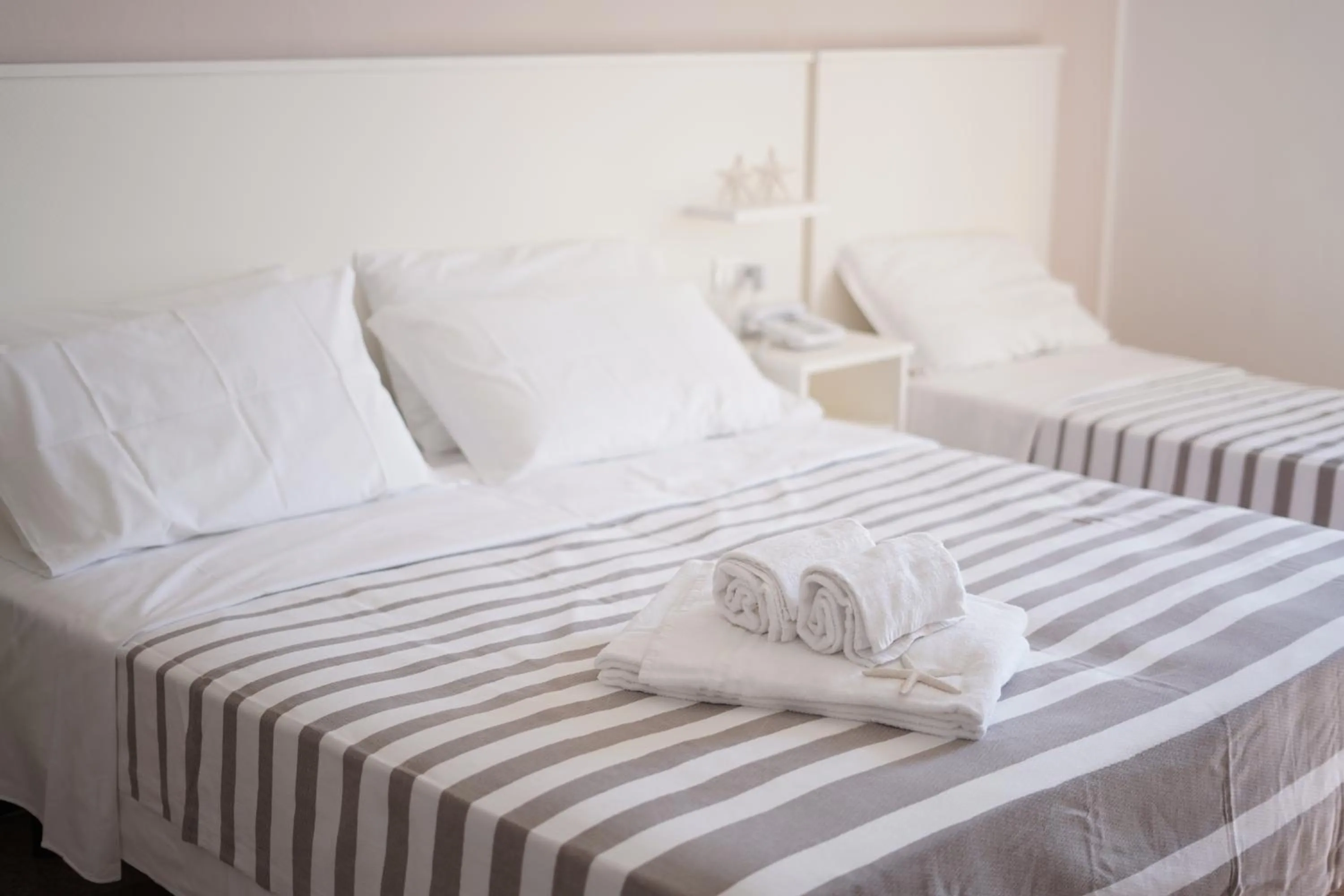 Bed in Hotel Villa Paolina