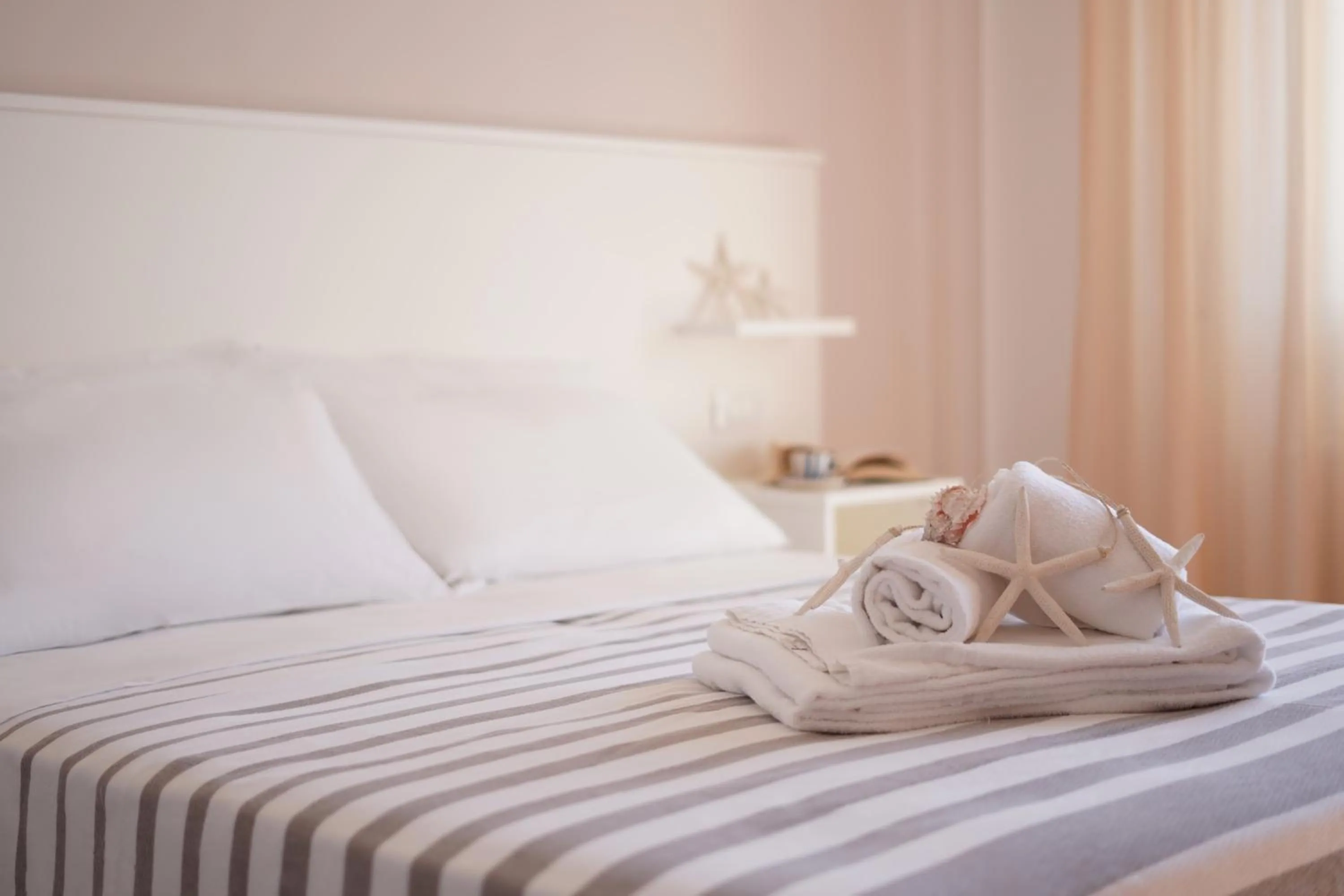 Bed in Hotel Villa Paolina