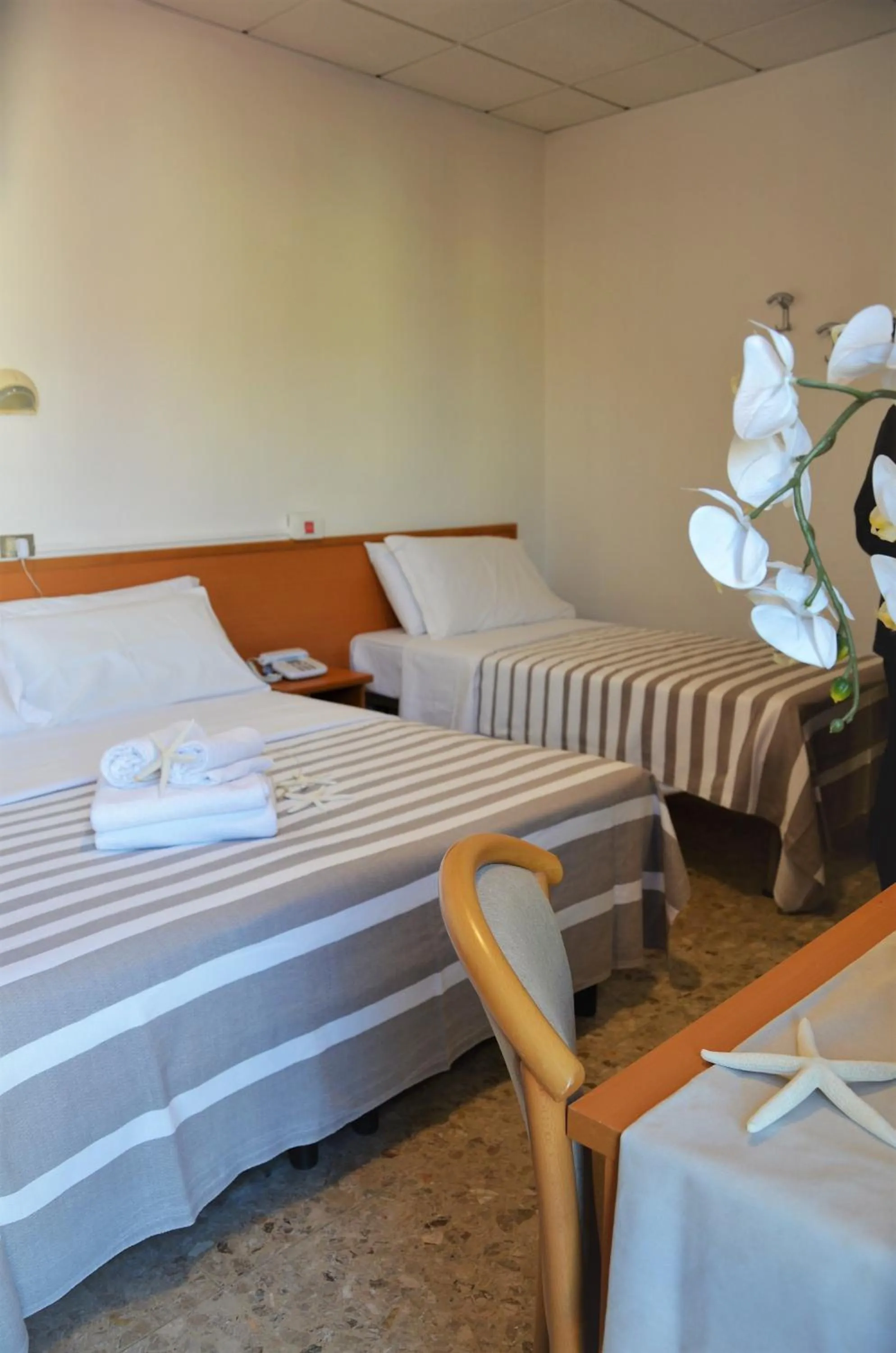 Bed in Hotel Villa Paolina