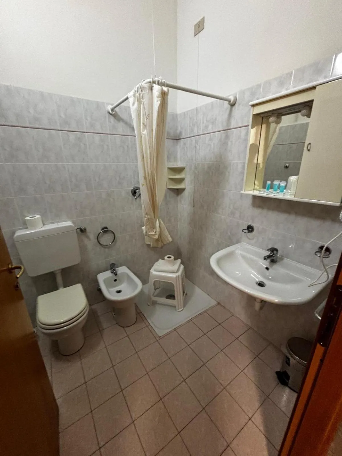 Shower in Hotel Villa Paolina