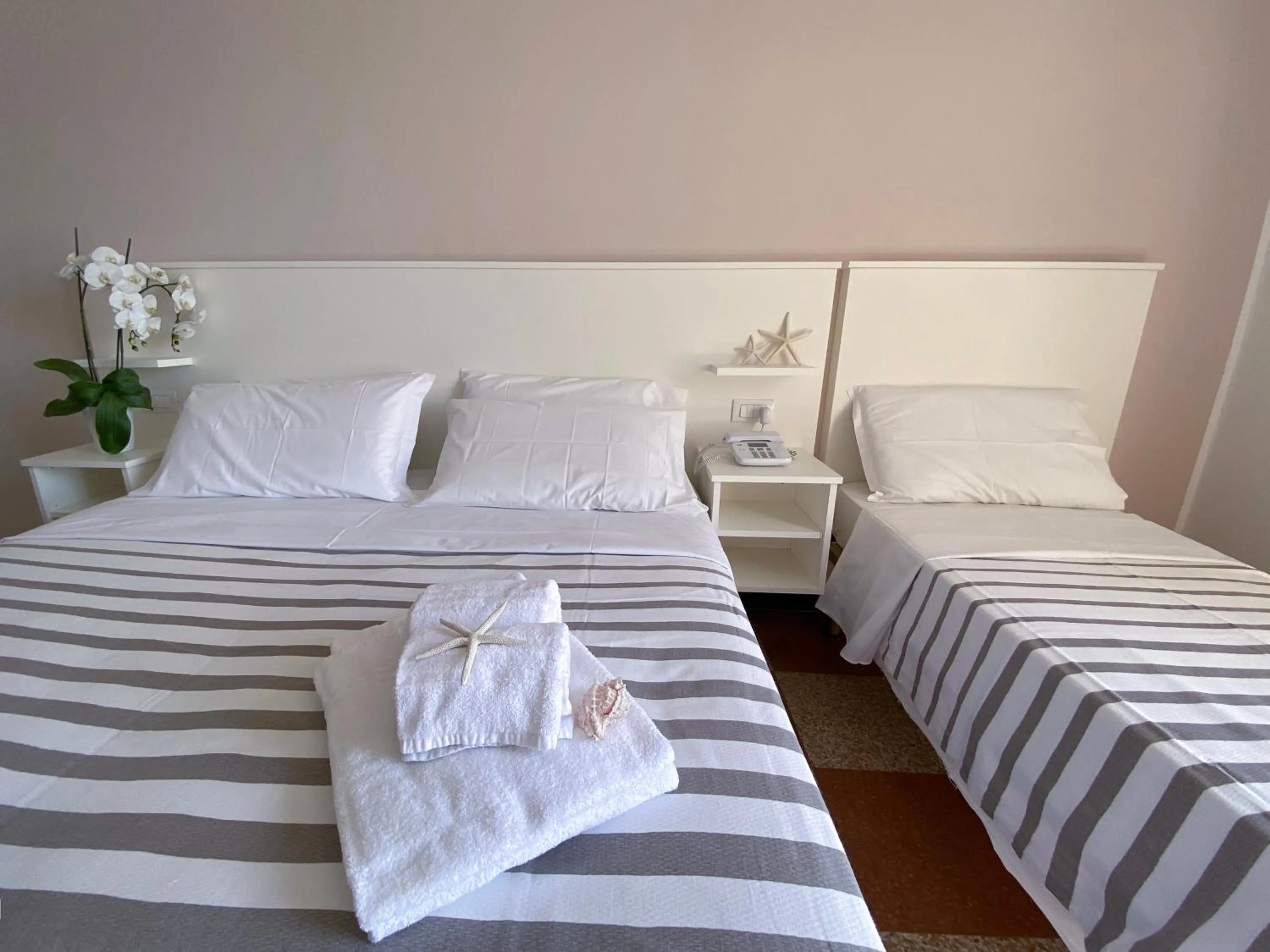 Bed in Hotel Villa Paolina