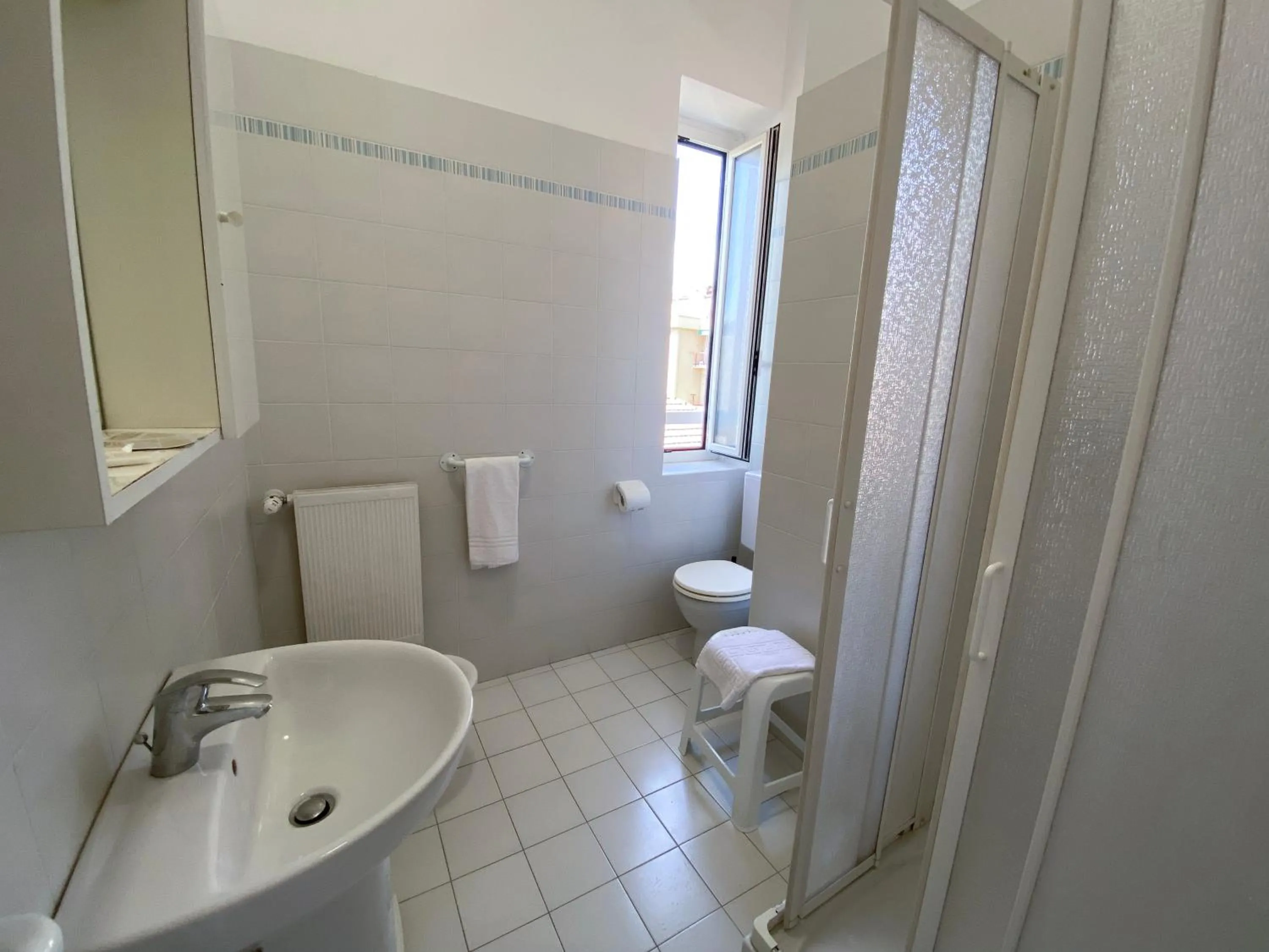Shower in Hotel Villa Paolina