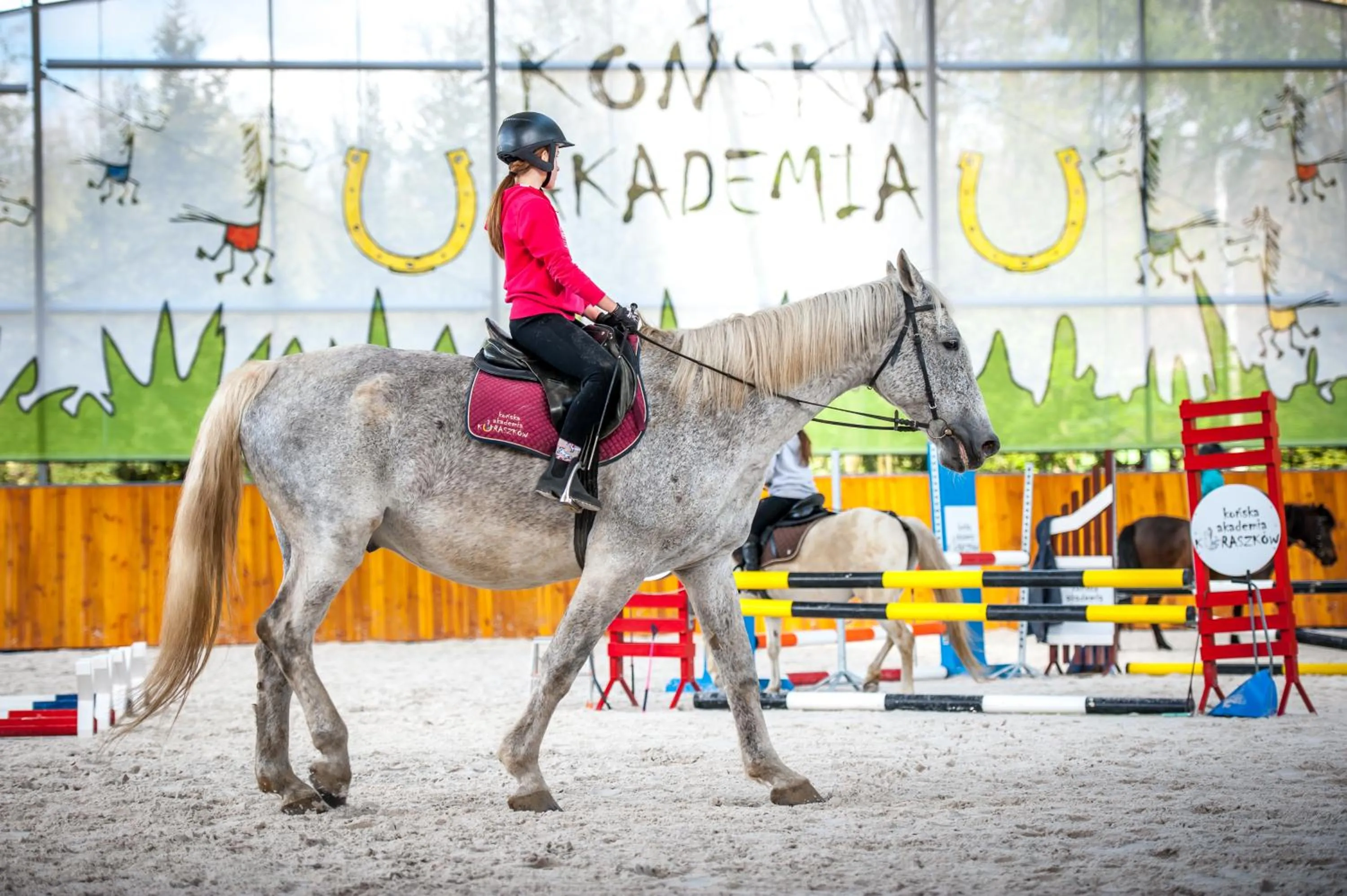 Horse-riding in Akademia Kuraszków