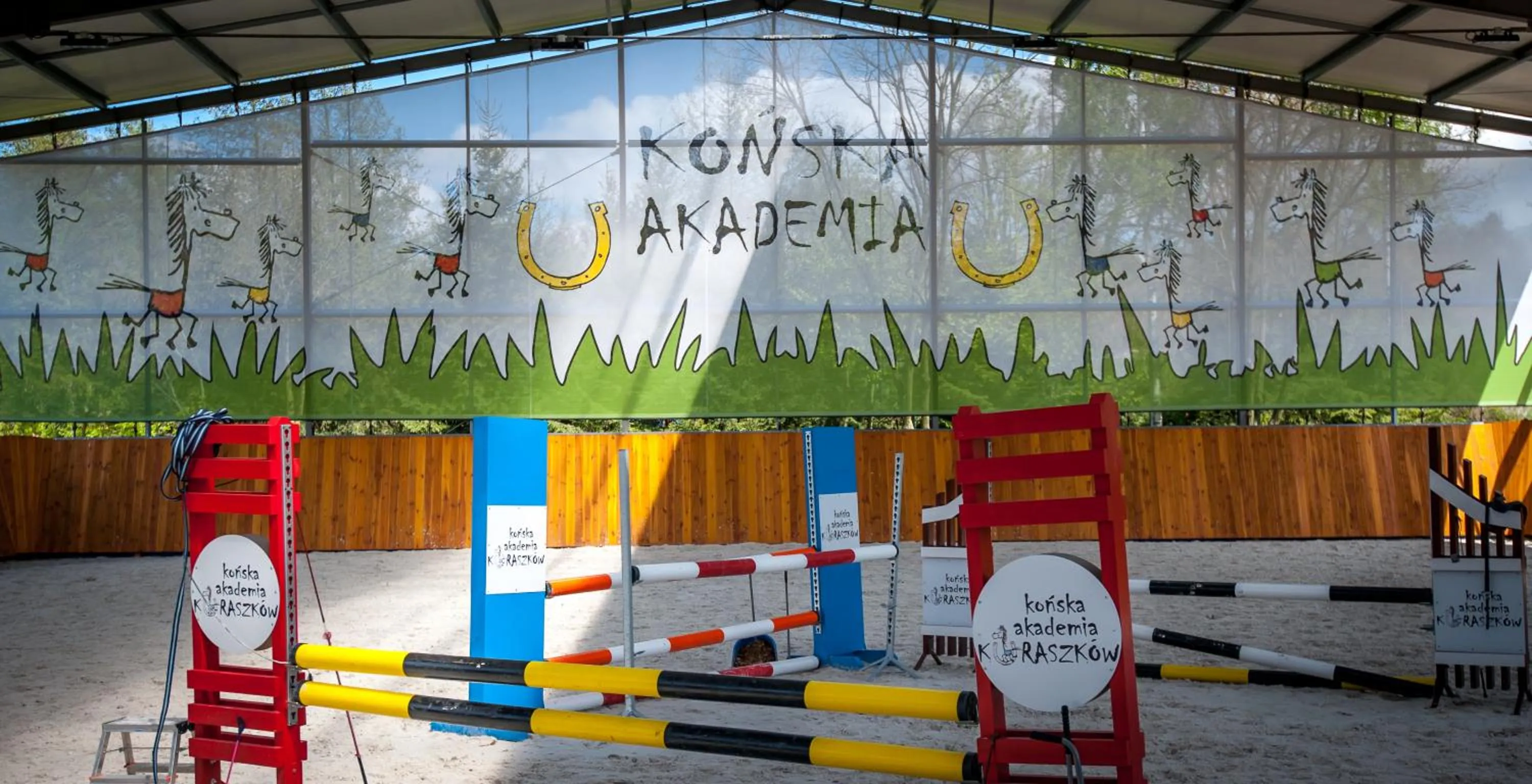 Horse-riding in Akademia Kuraszków