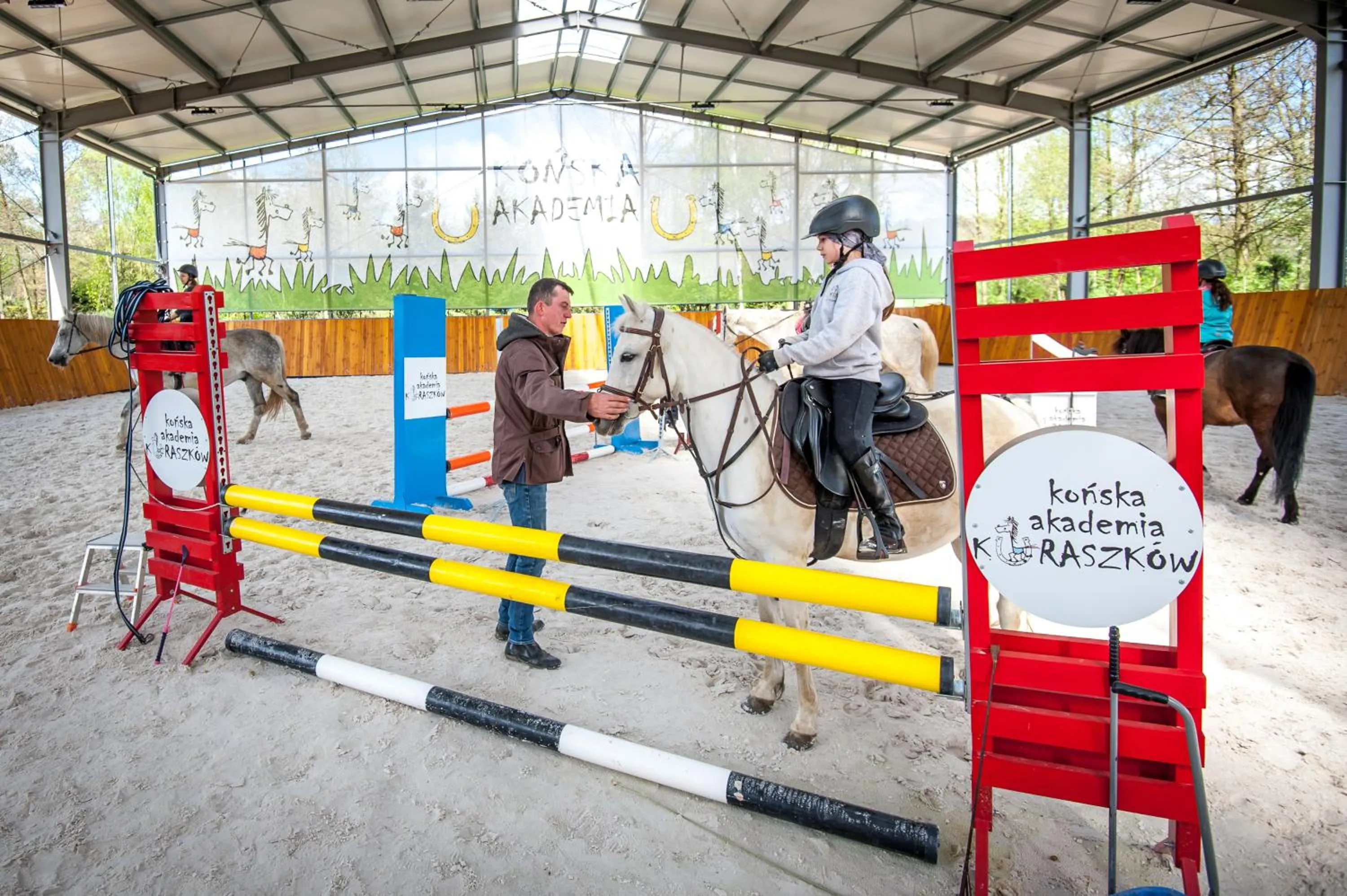 Horse-riding in Akademia Kuraszków