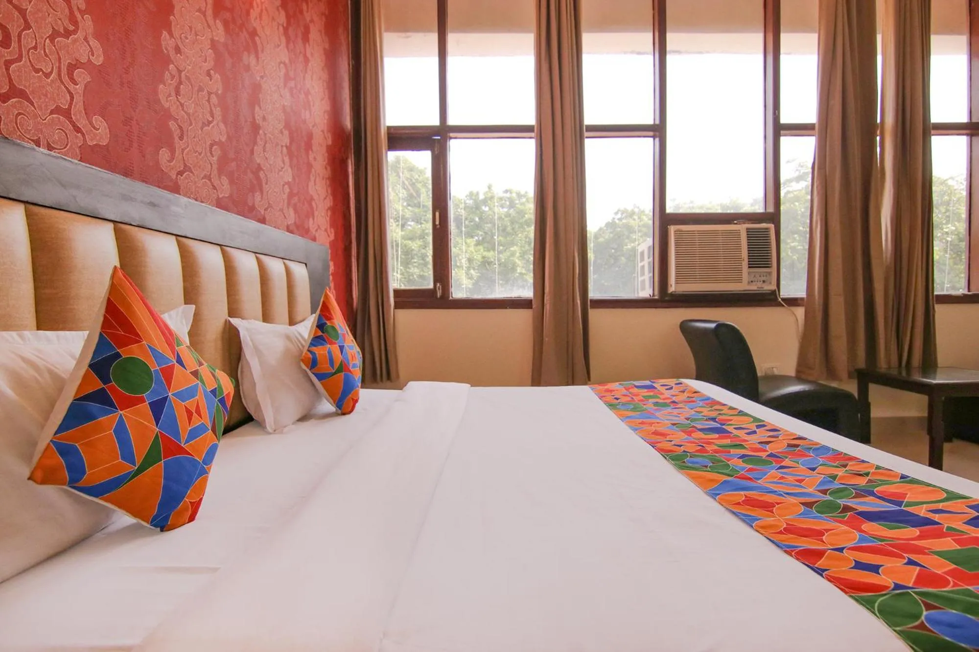 TV and multimedia, Bed in FabHotel Town Pride