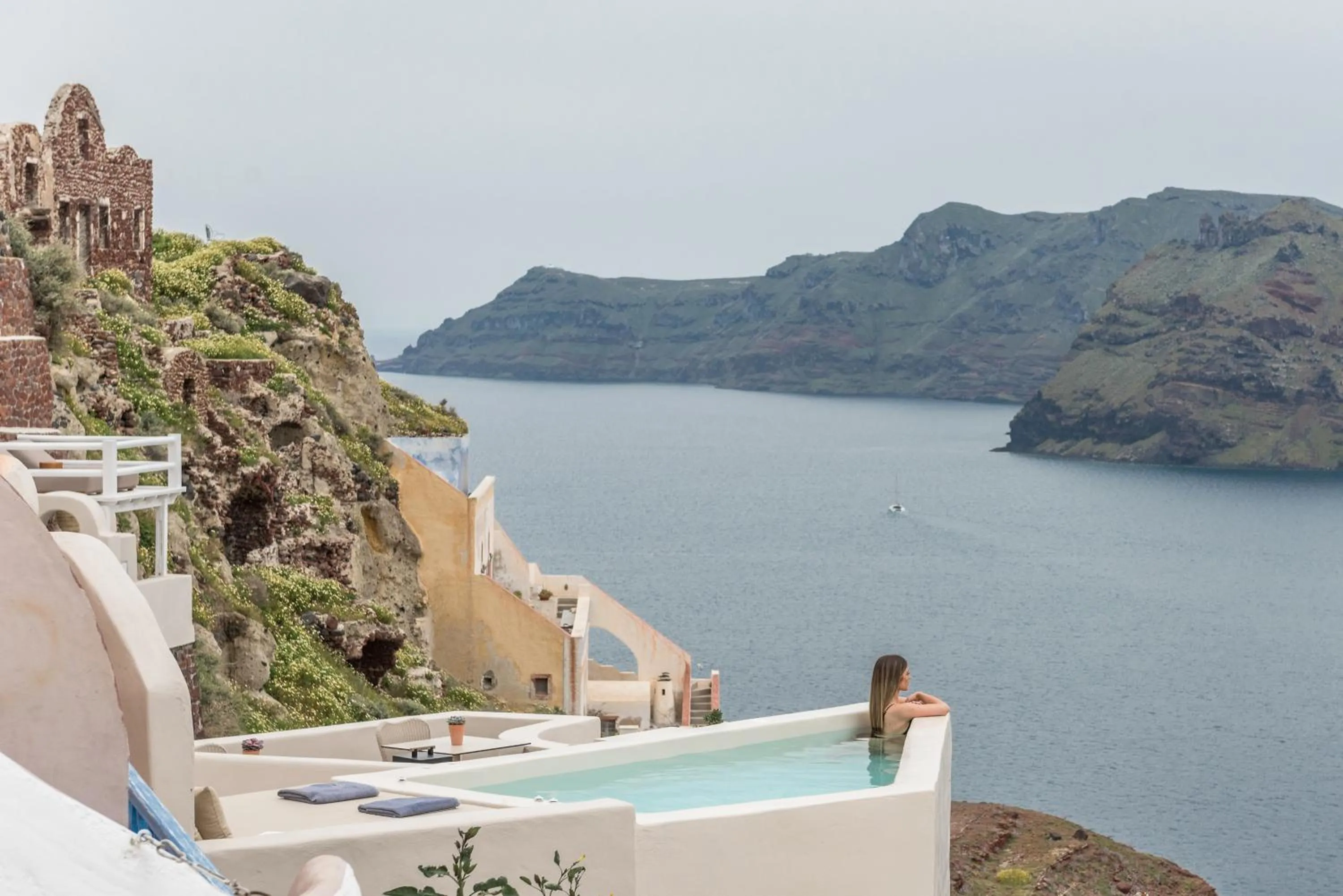 Balcony/Terrace in Art Maisons Oia Castle