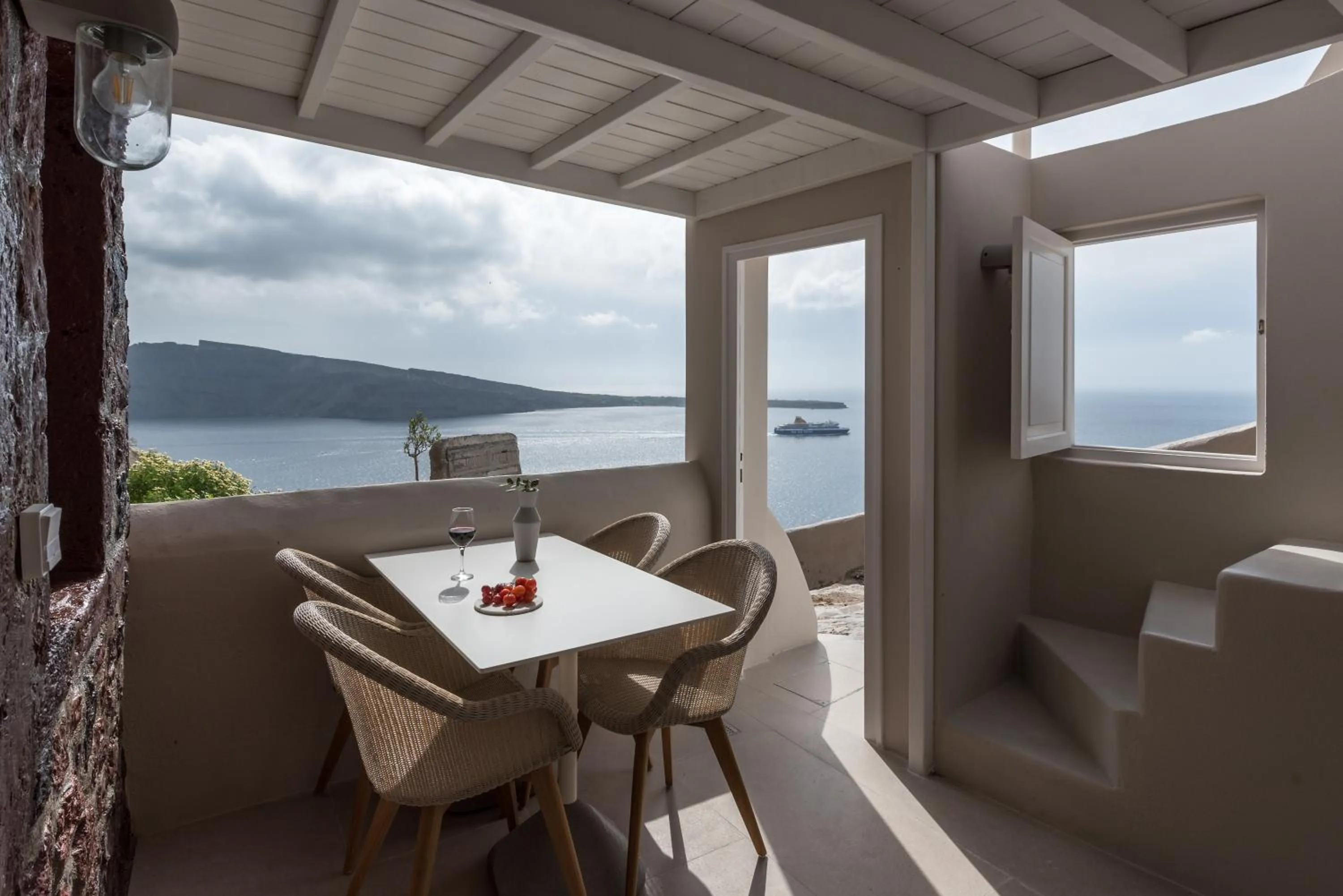 Balcony/Terrace in Art Maisons Oia Castle