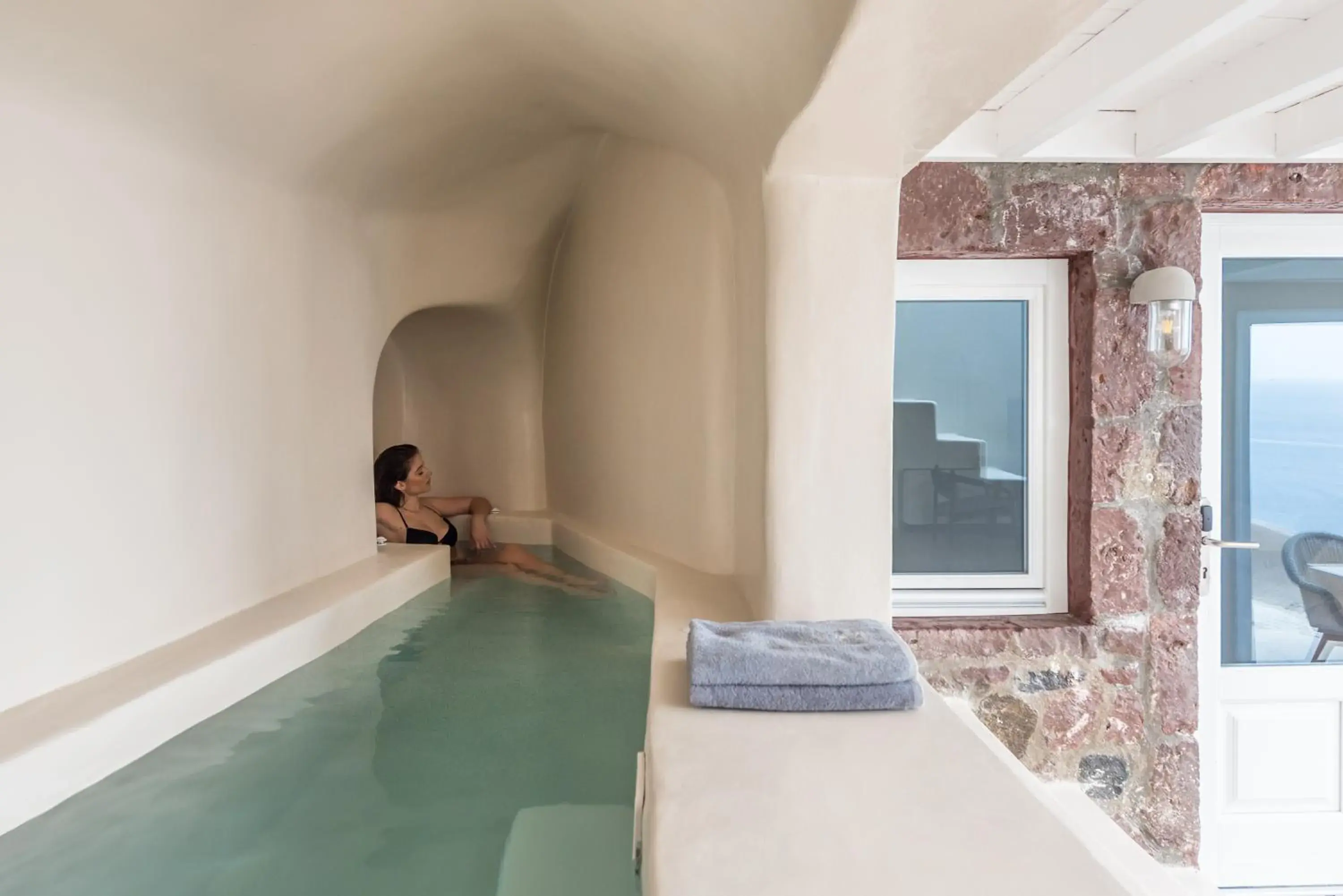 Deluxe Pool Villa with Caldera & Direct Sunset Views in Art Maisons Oia Castle Deluxe Pool Villa with Caldera & Direct Sunset Views in Art Maisons Oia Castle