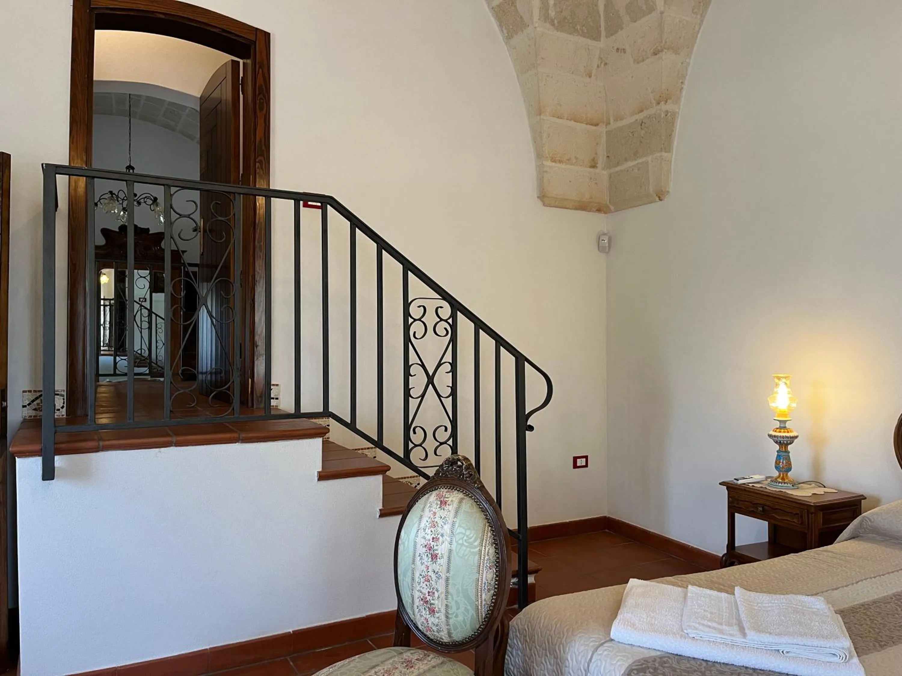 Bedroom, Bed in Masseria La Camardia