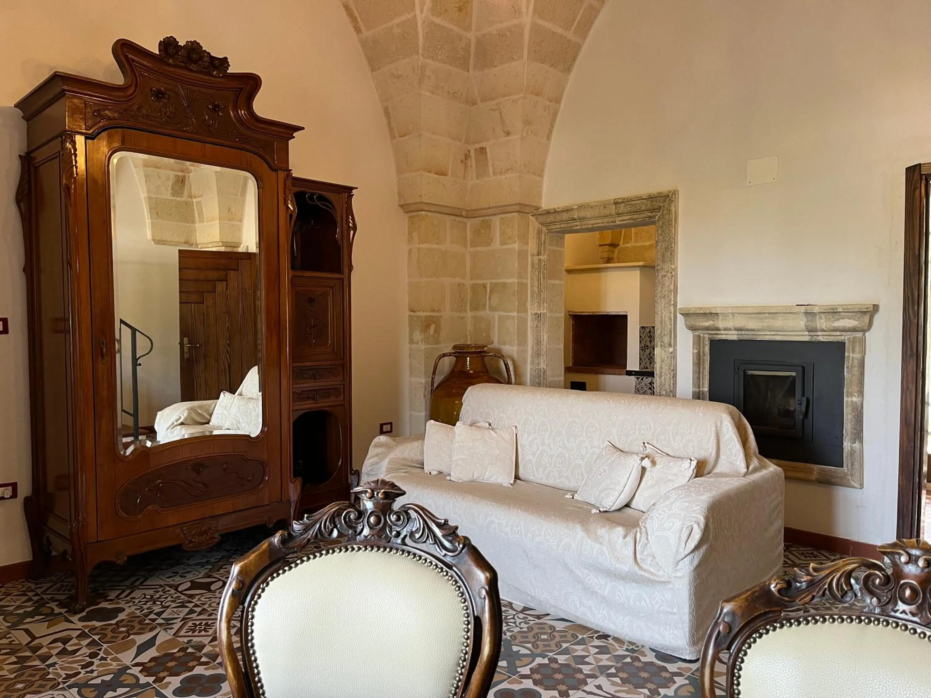 Living room in Masseria La Camardia