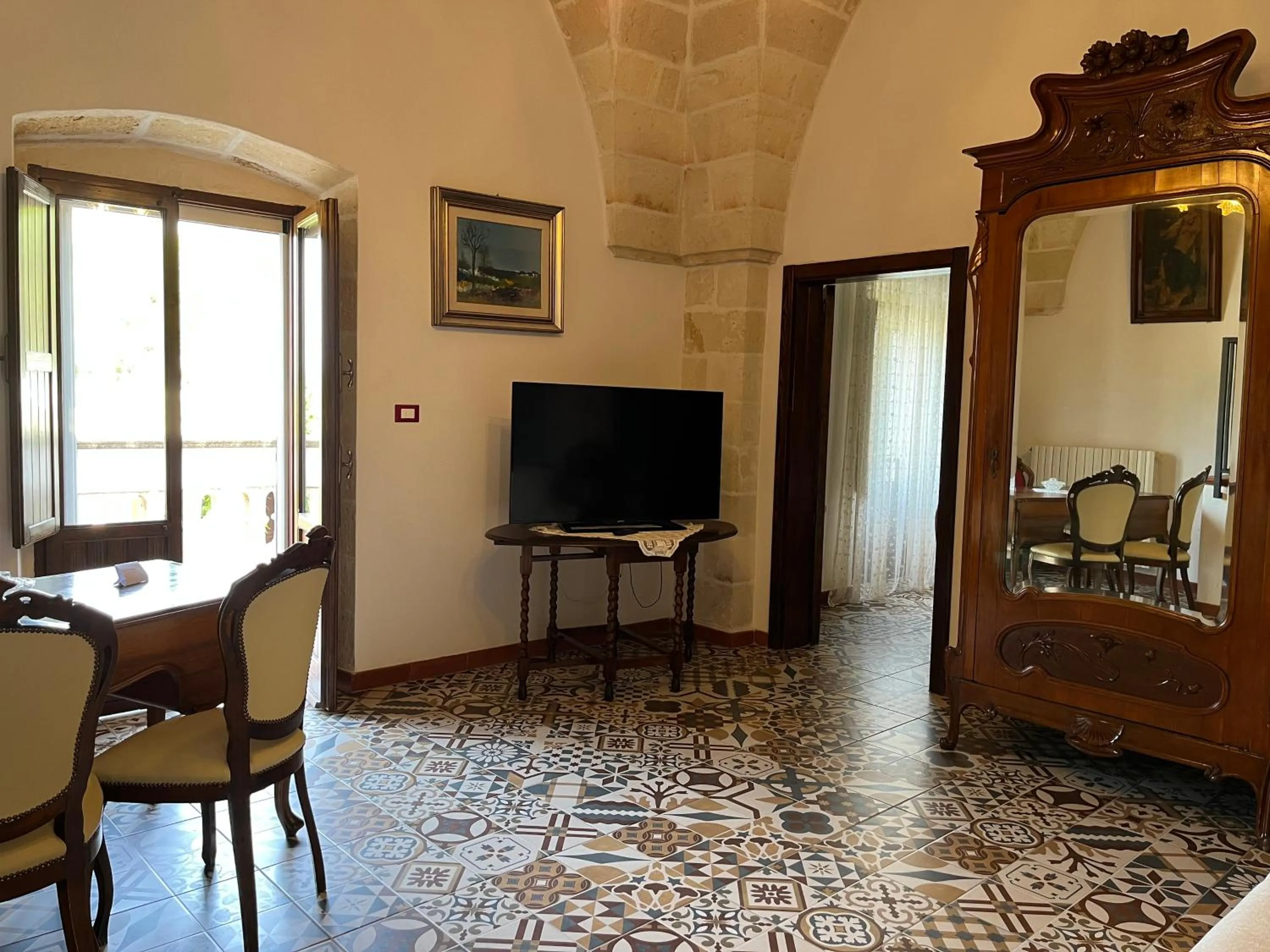Living room in Masseria La Camardia