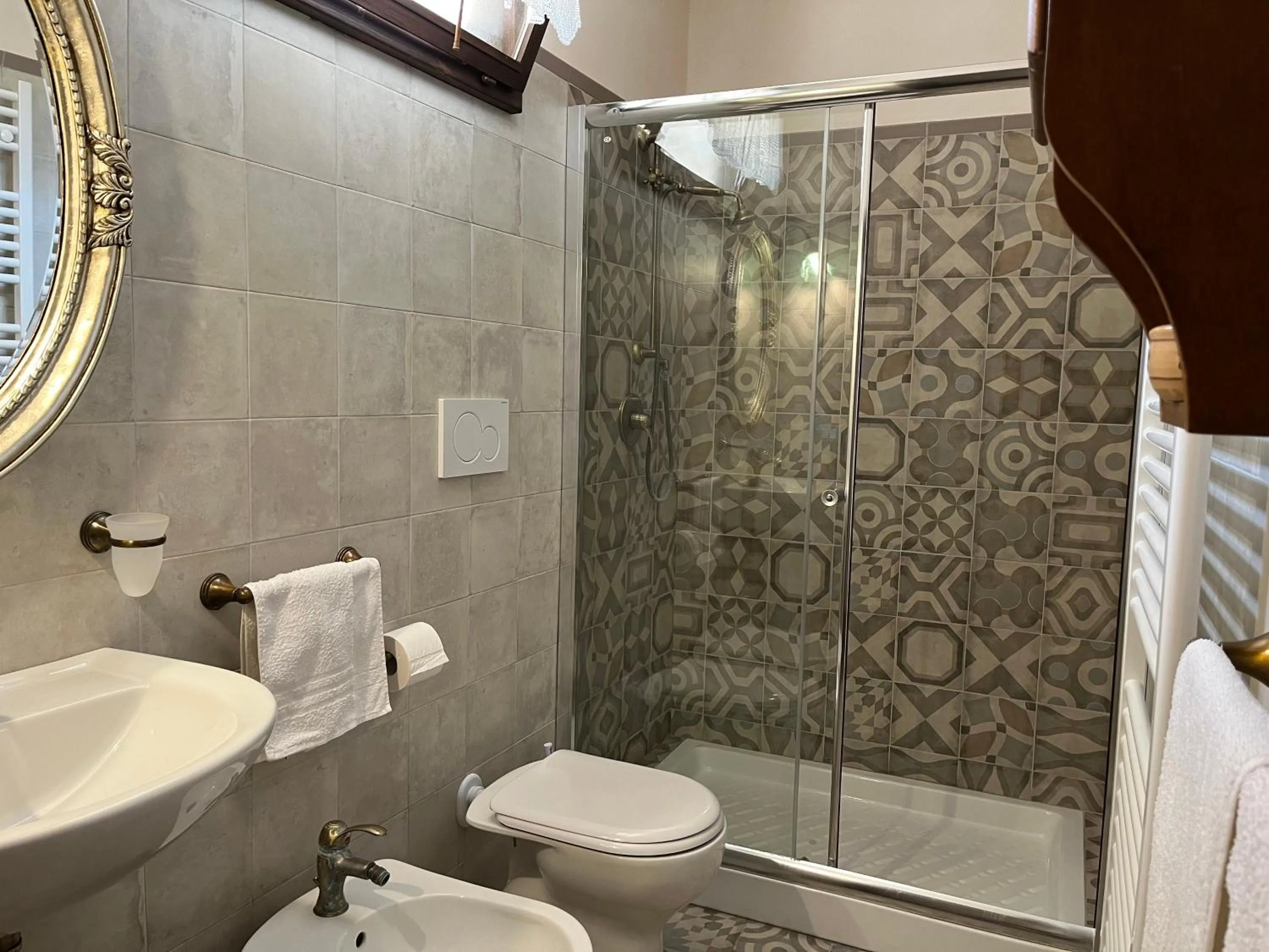 Bathroom in Masseria La Camardia