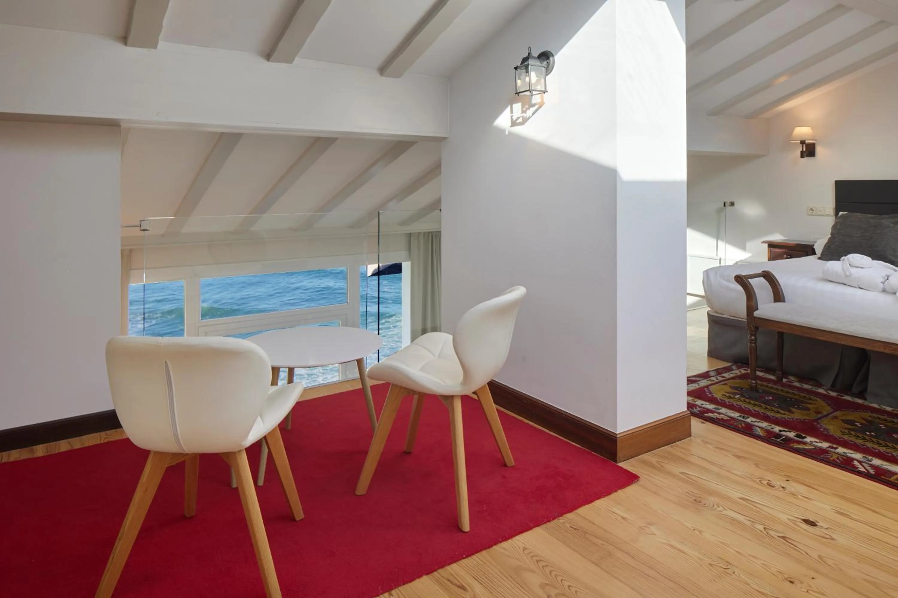 Bed in Saiaz Getaria Hotela