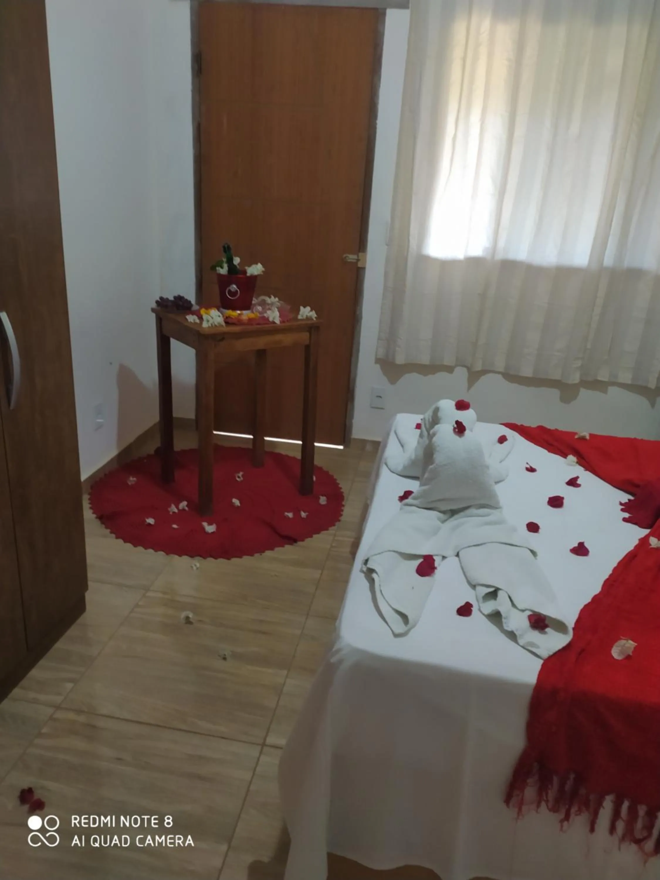 Bed in Pousada Irmãos da Serra