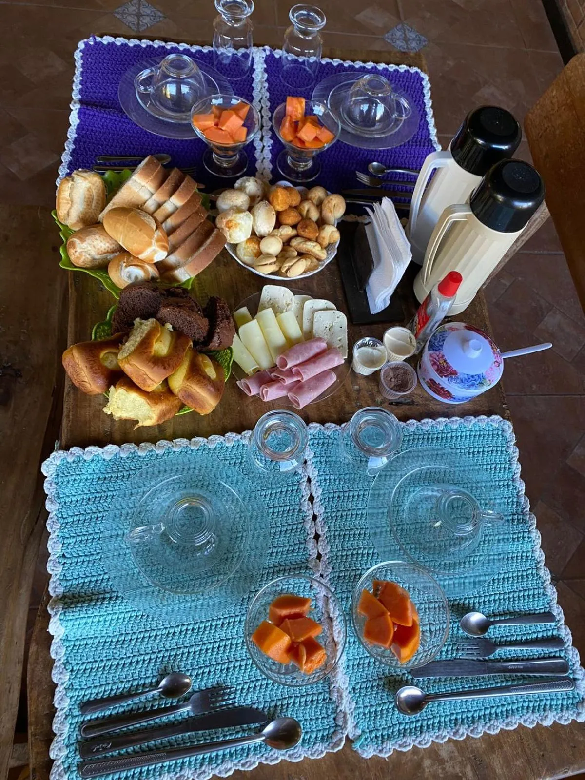 Breakfast in Pousada Irmãos da Serra
