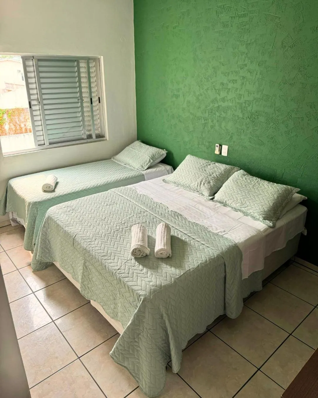 Bed in Hotel Heinz