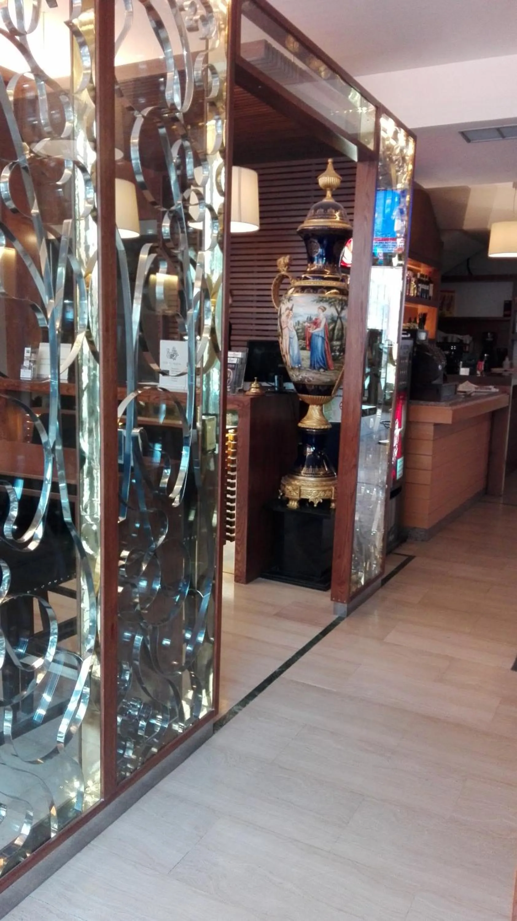 Decorative detail in Hotel Confort BRASEROS