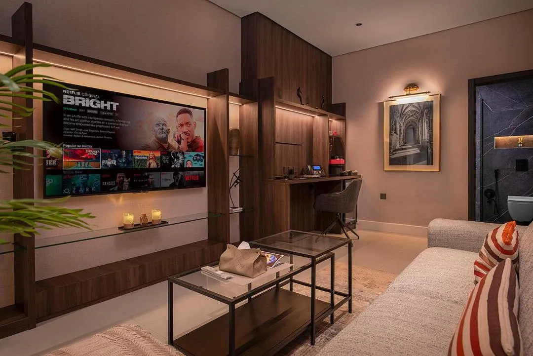 TV and multimedia in Viola Gardens Residence Serviced apartments