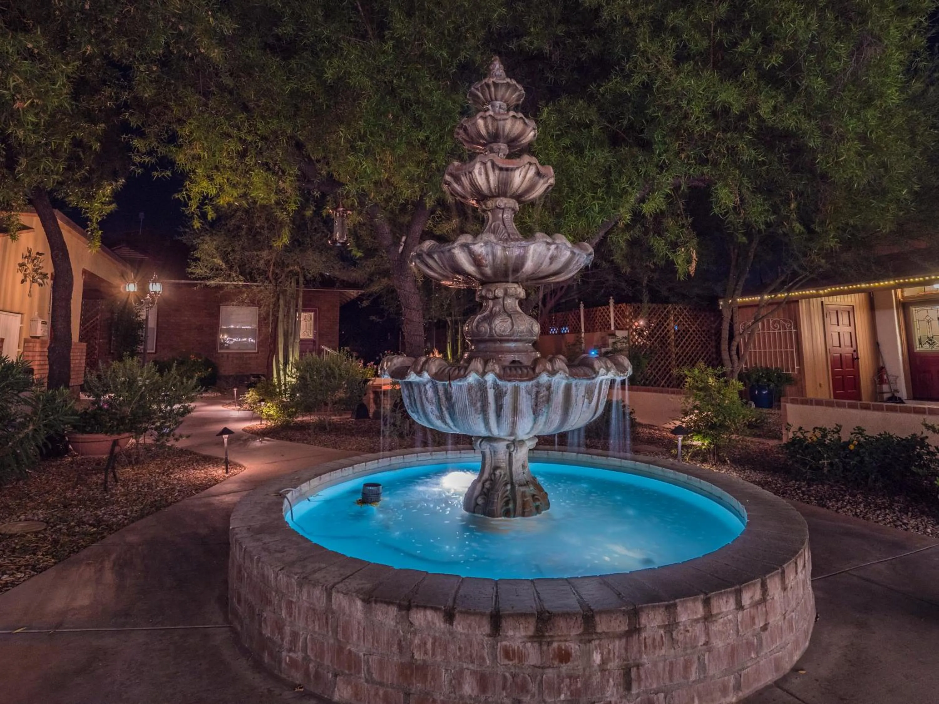 Garden view in El Amador Inn Downtown Tucson