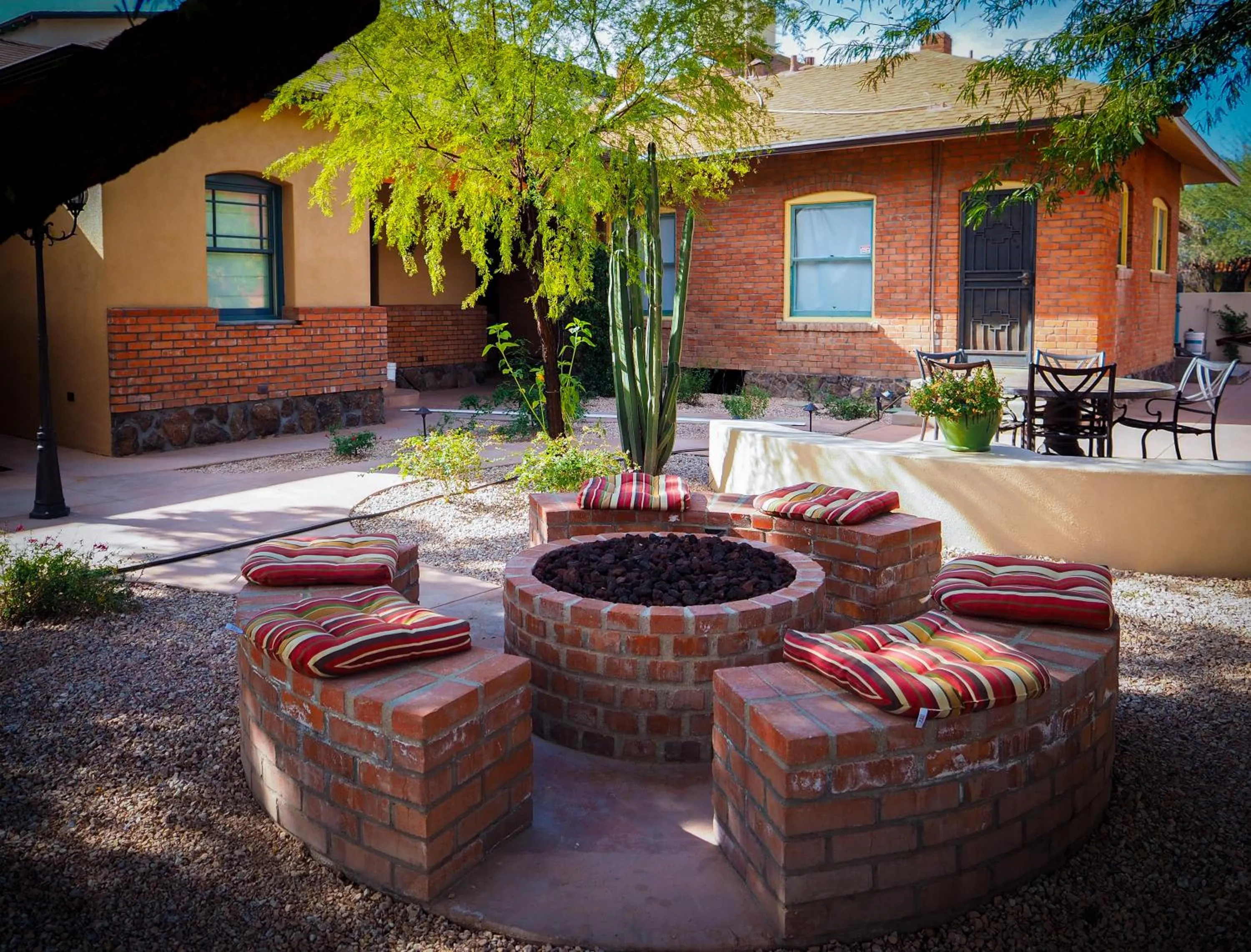 Patio in El Amador Inn Downtown Tucson
