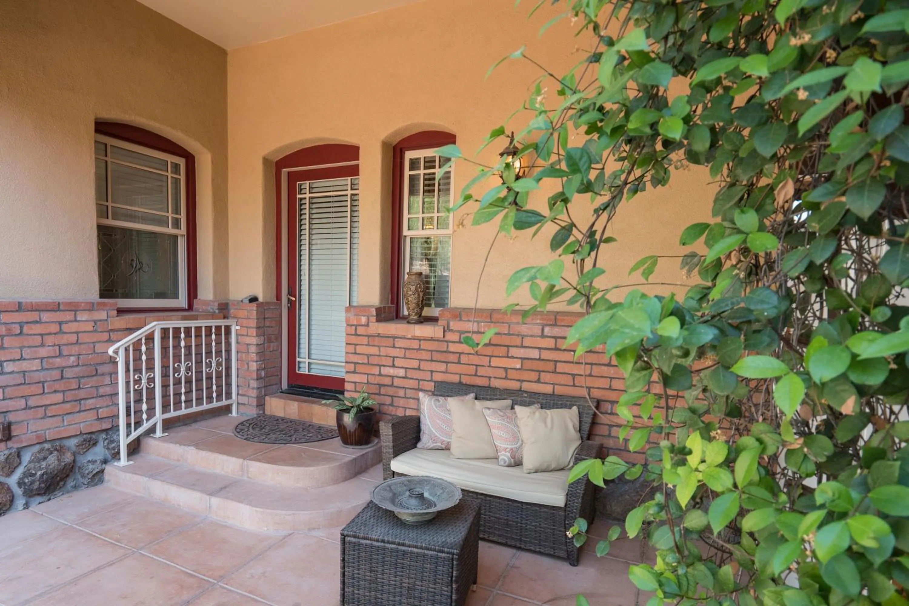 Patio in El Amador Inn Downtown Tucson