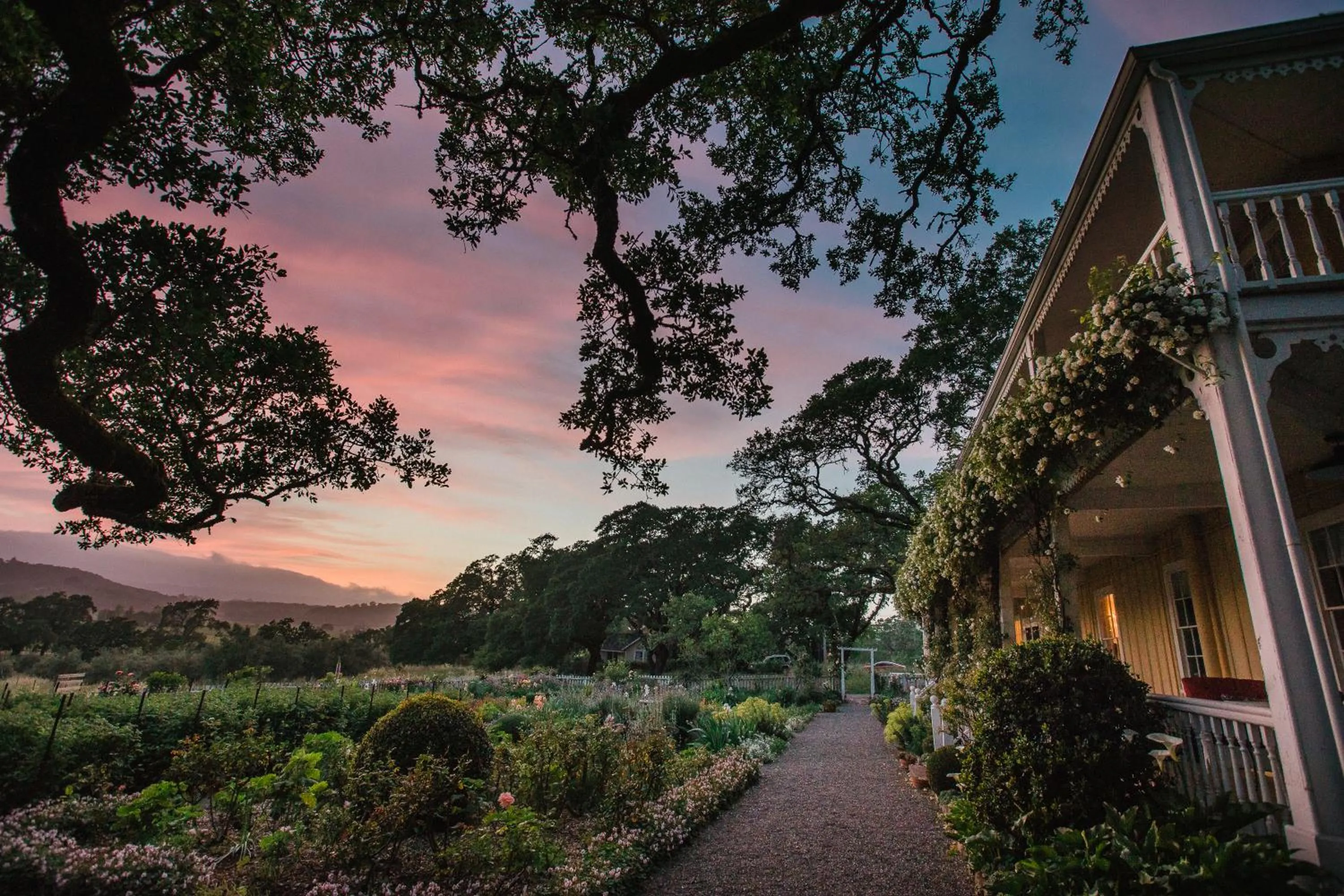 Garden view in Beltane Ranch