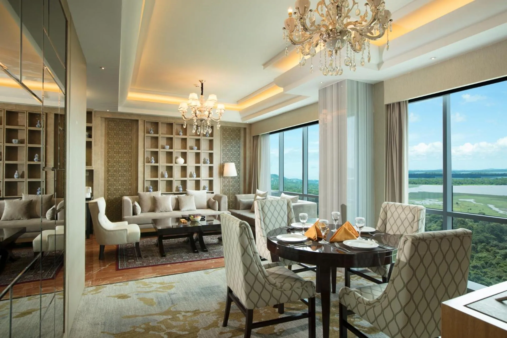 Dining area in Wyndham Panbil Batam