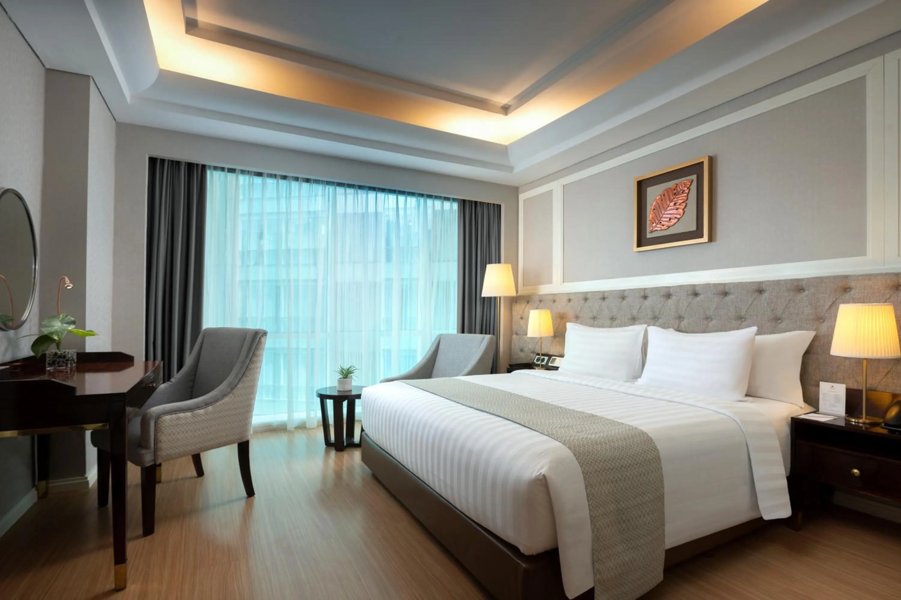 Bedroom, Bed in Wyndham Panbil Batam