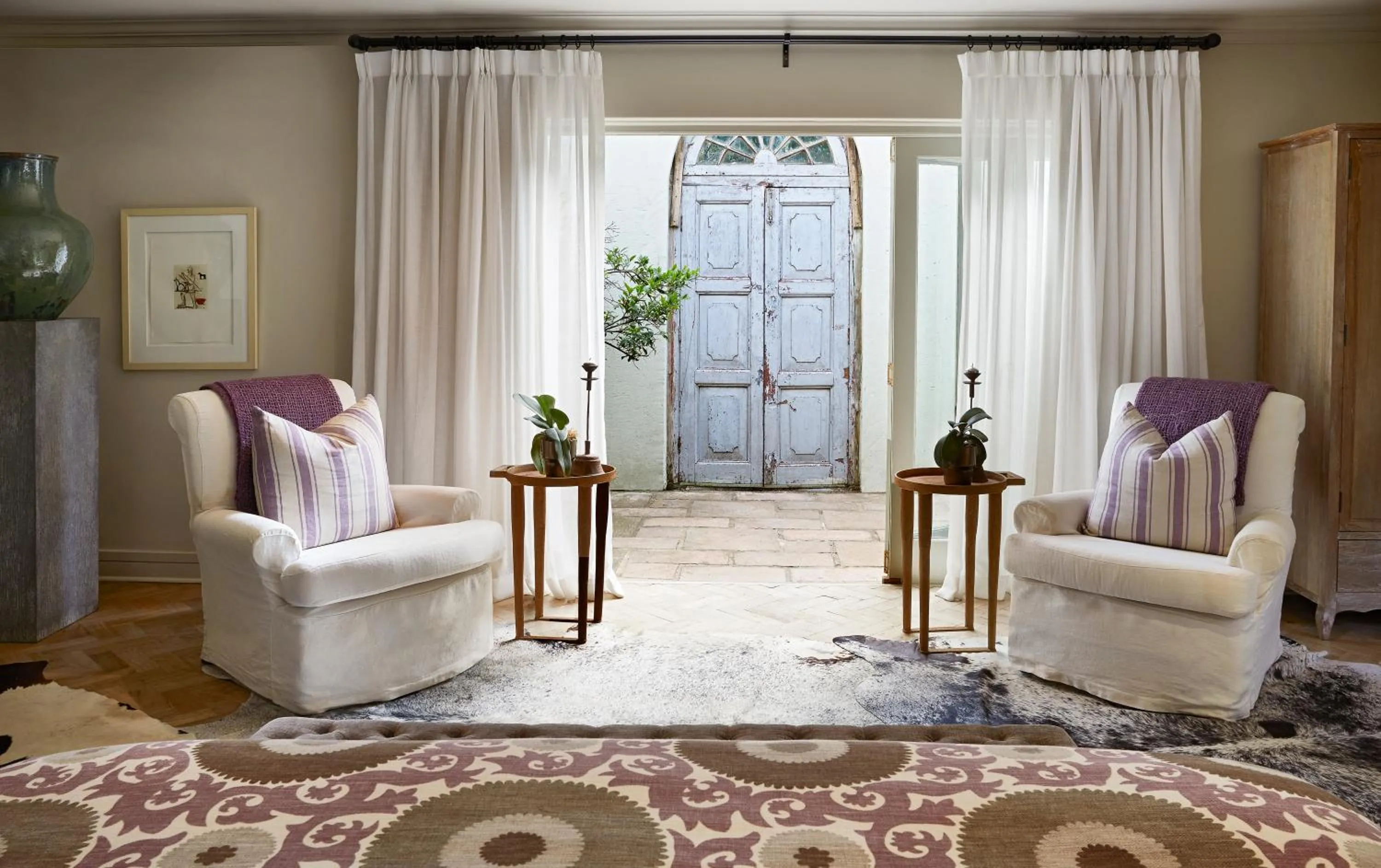 Seating area in Hoeveld House