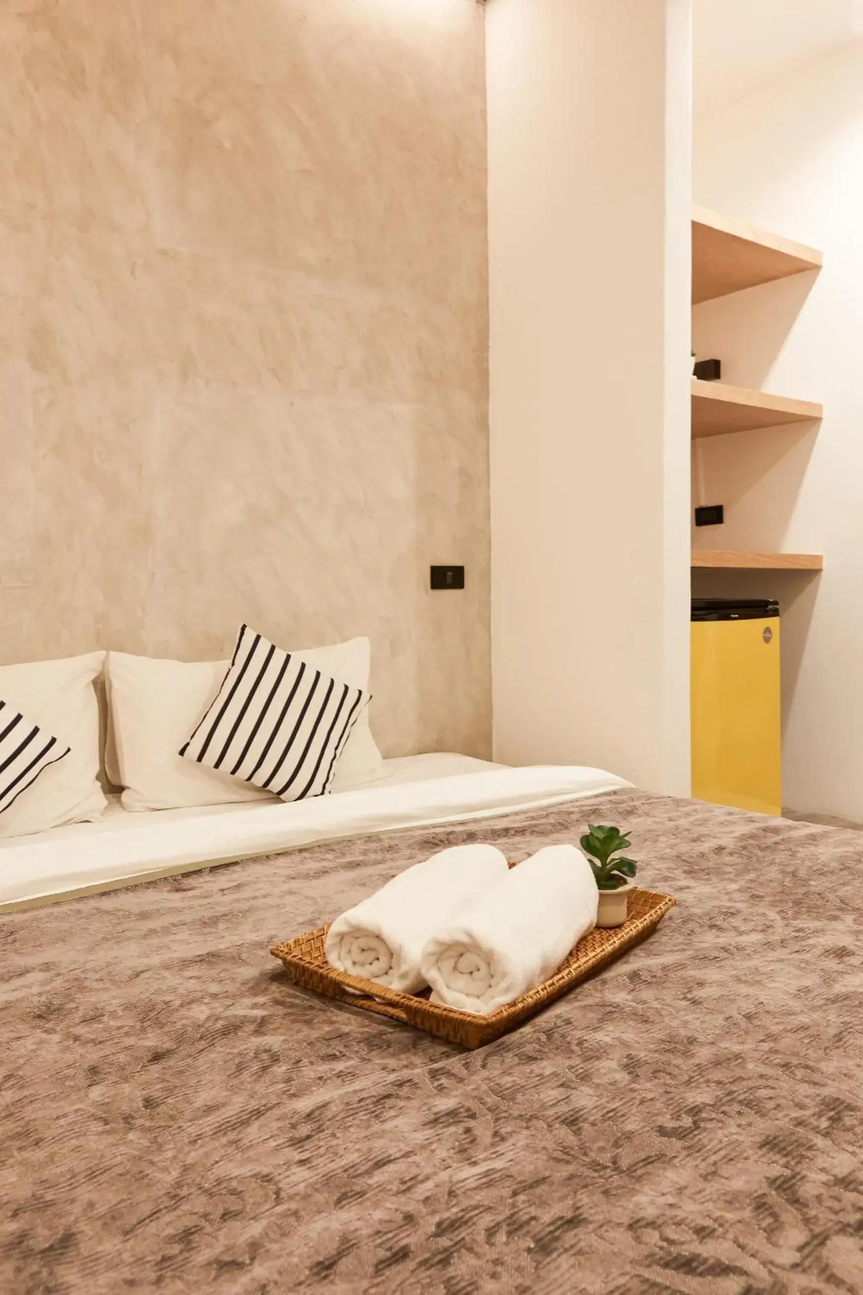 Bed in Vann Bangkok Boutique House Bed in Vann Bangkok Boutique House