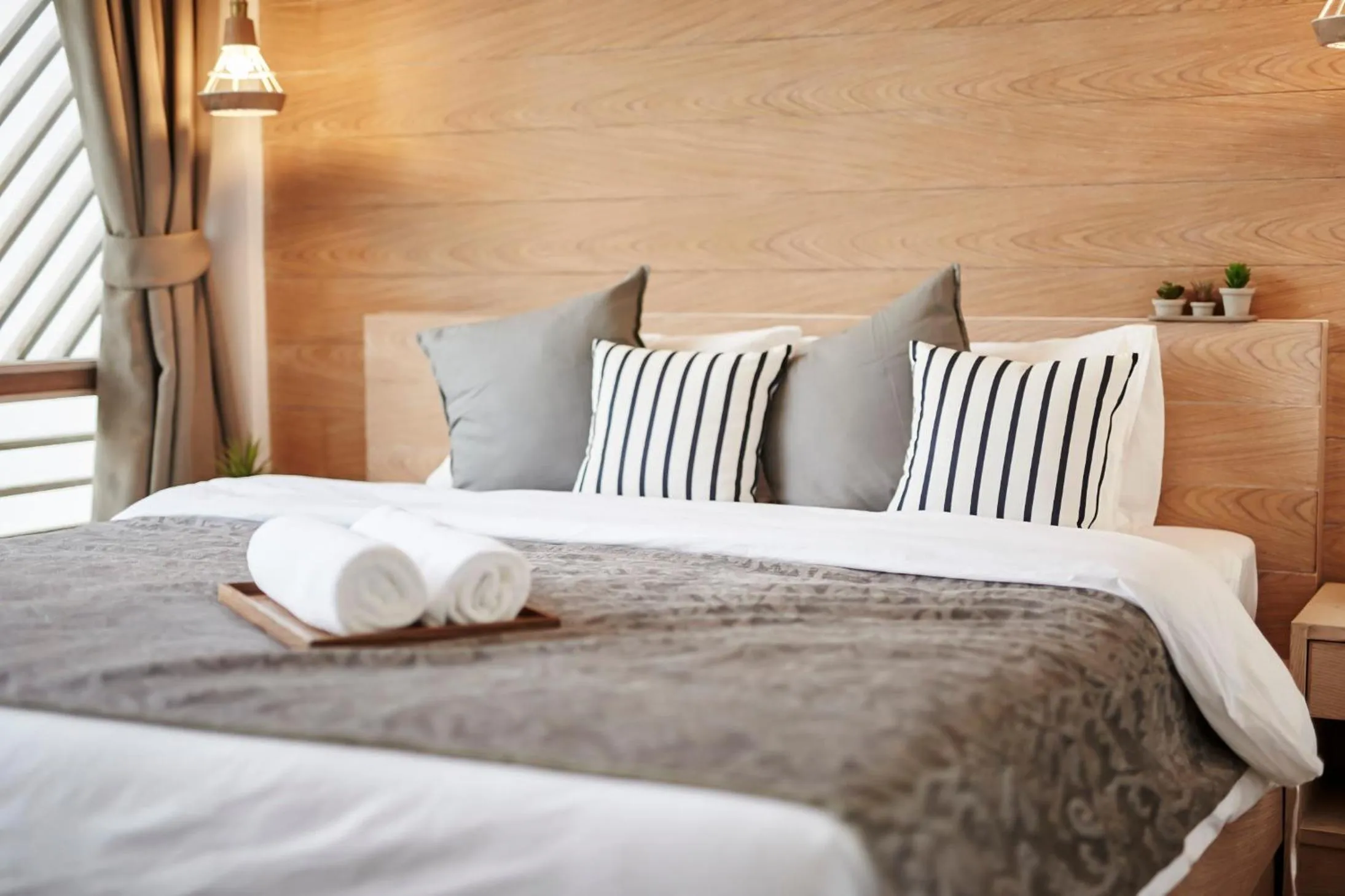 Bed in Vann Bangkok Boutique House