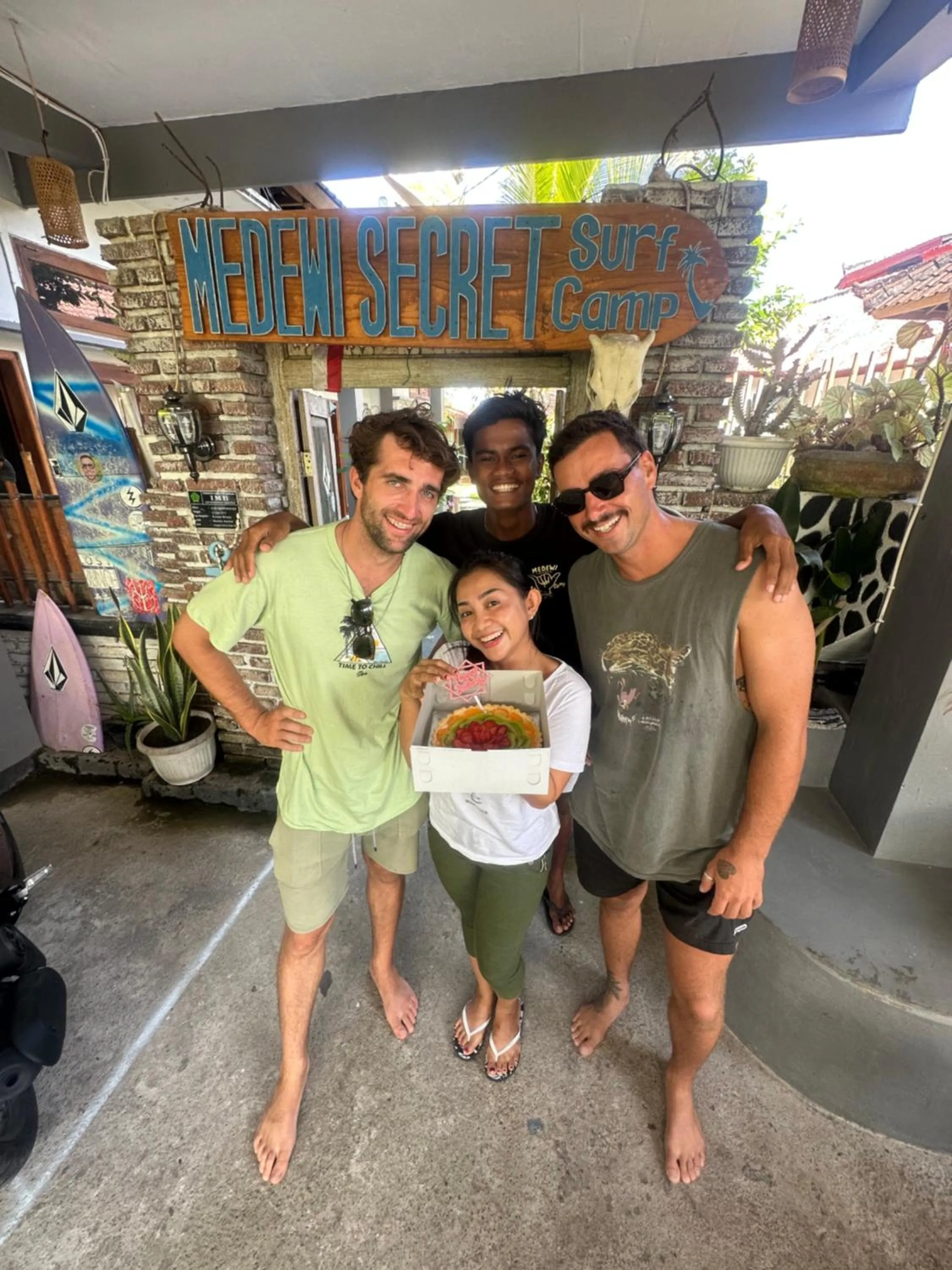Family in Medewi Secret SurfCamp