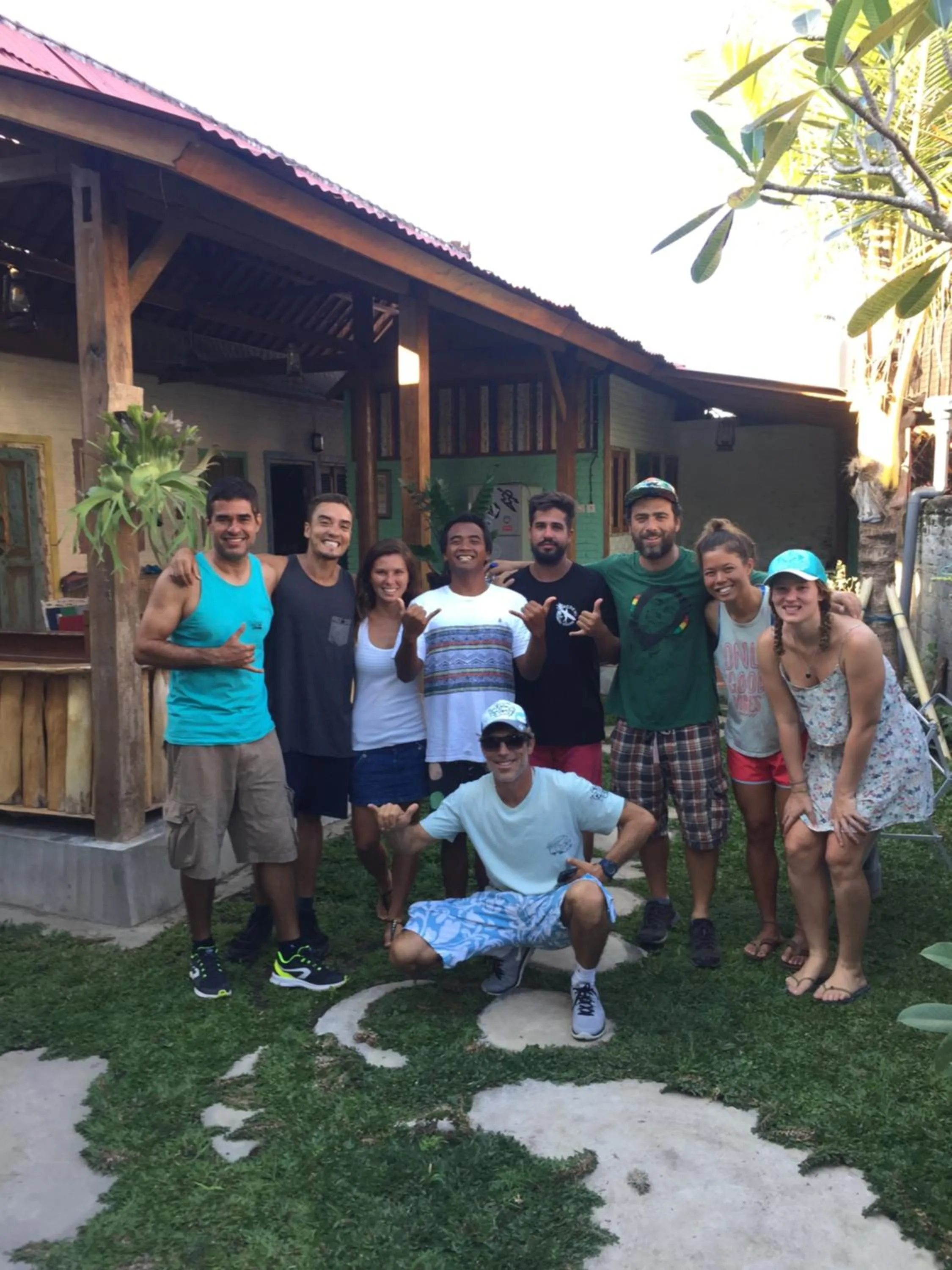 Guests in Medewi Secret SurfCamp