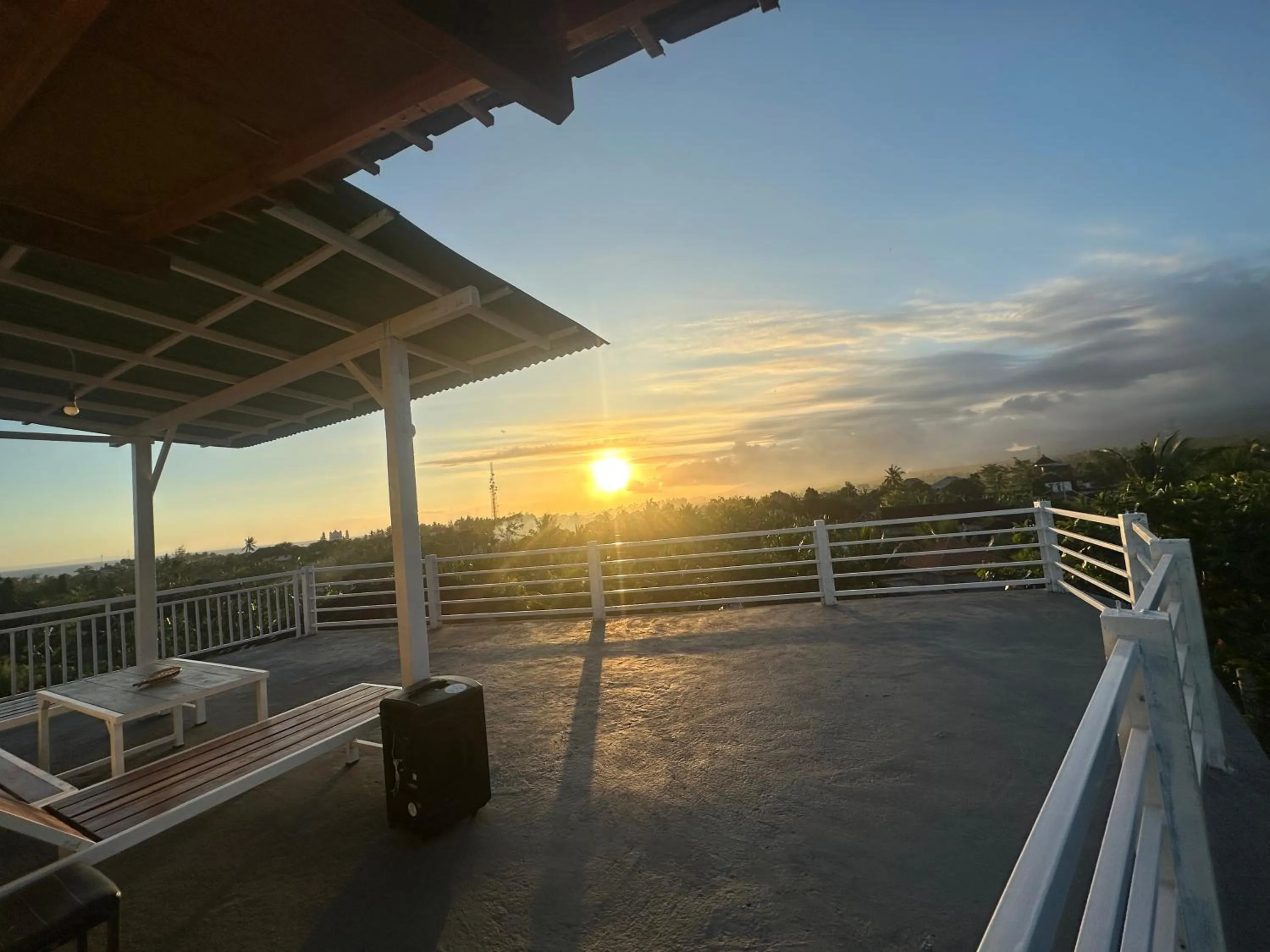 Balcony/Terrace in Medewi Secret SurfCamp