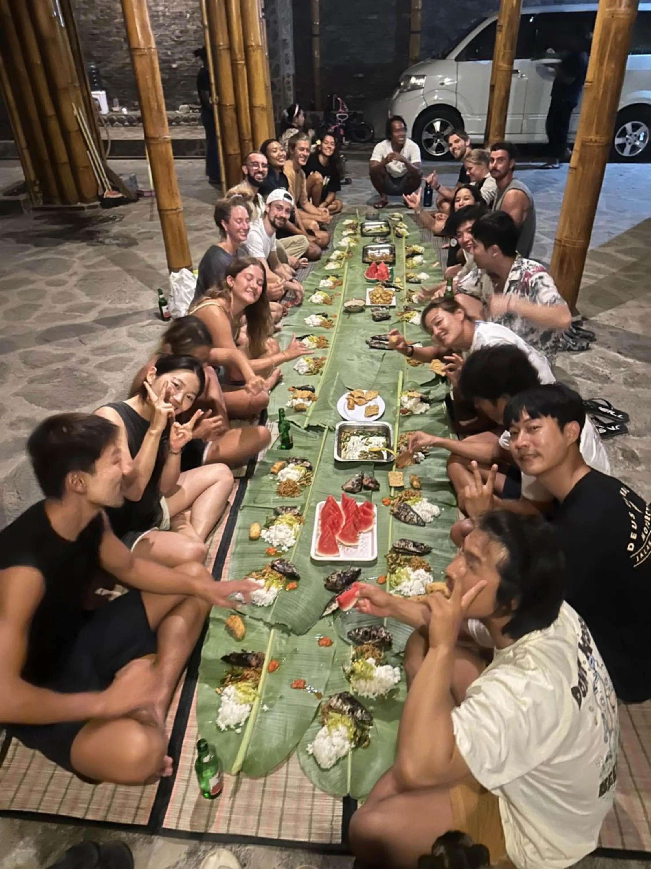 People in Medewi Secret SurfCamp