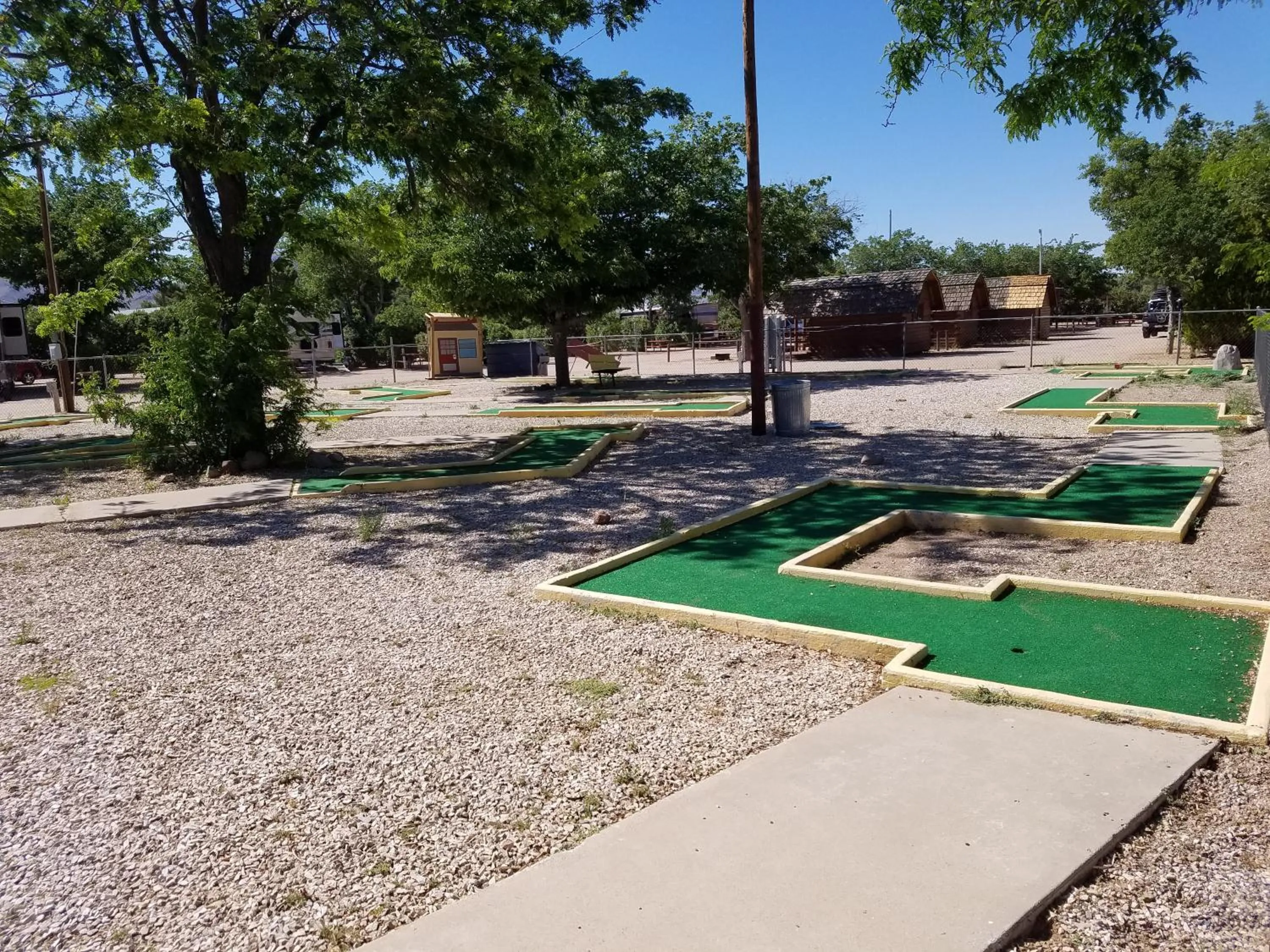 Minigolf in Kingman KOA