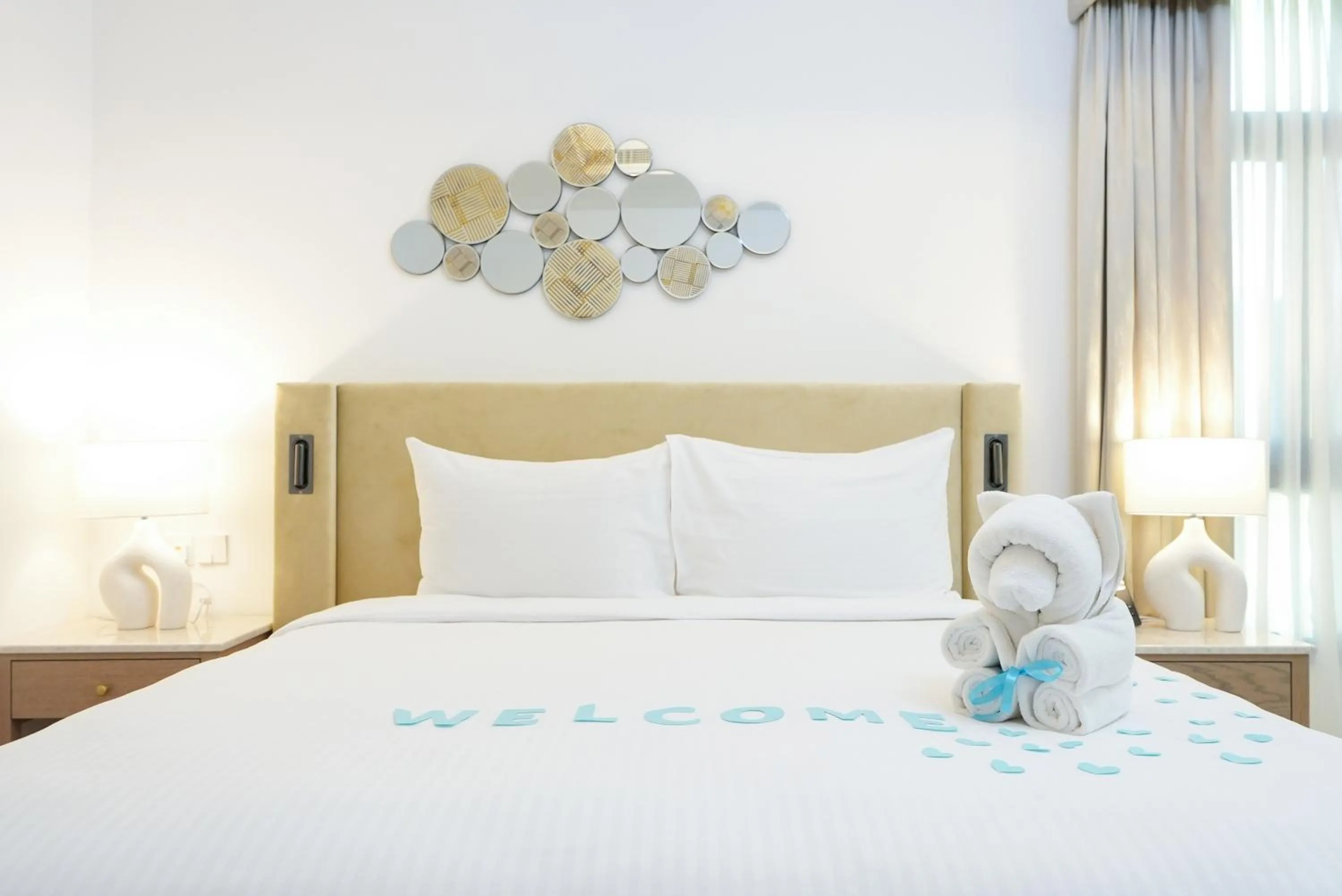 Bed in Roda Beach Resort