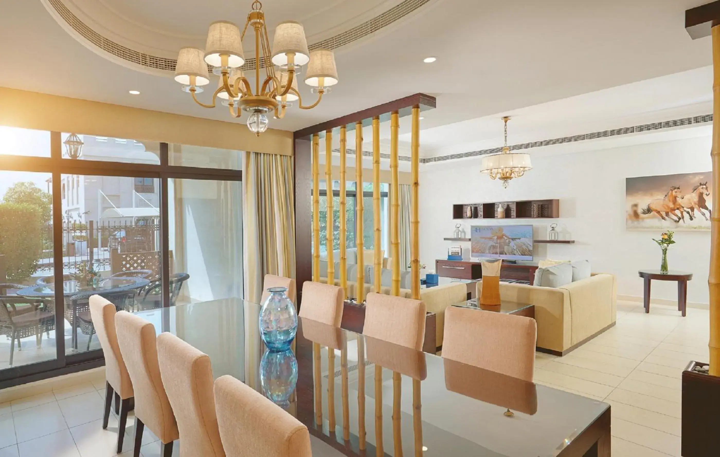 Living room in Roda Beach Resort Living room in Roda Beach Resort