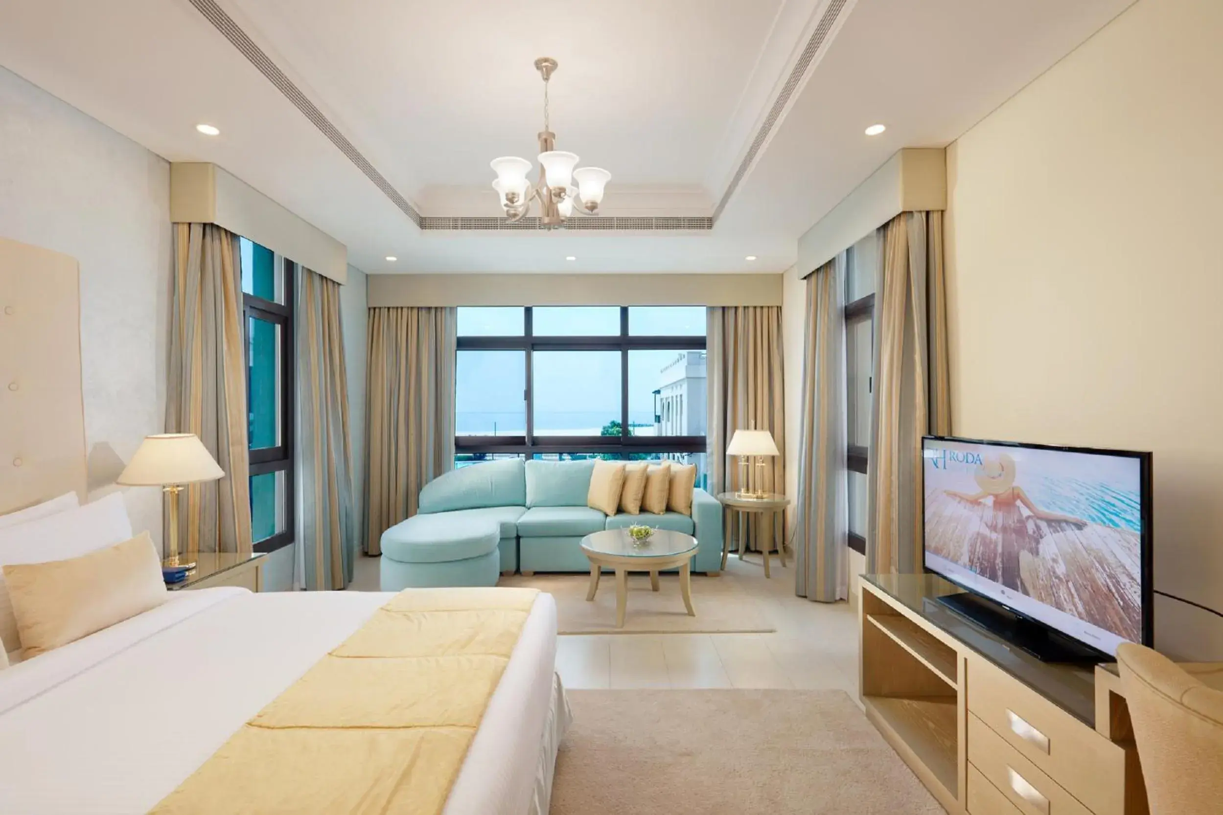 Bed in Roda Beach Resort Bed in Roda Beach Resort